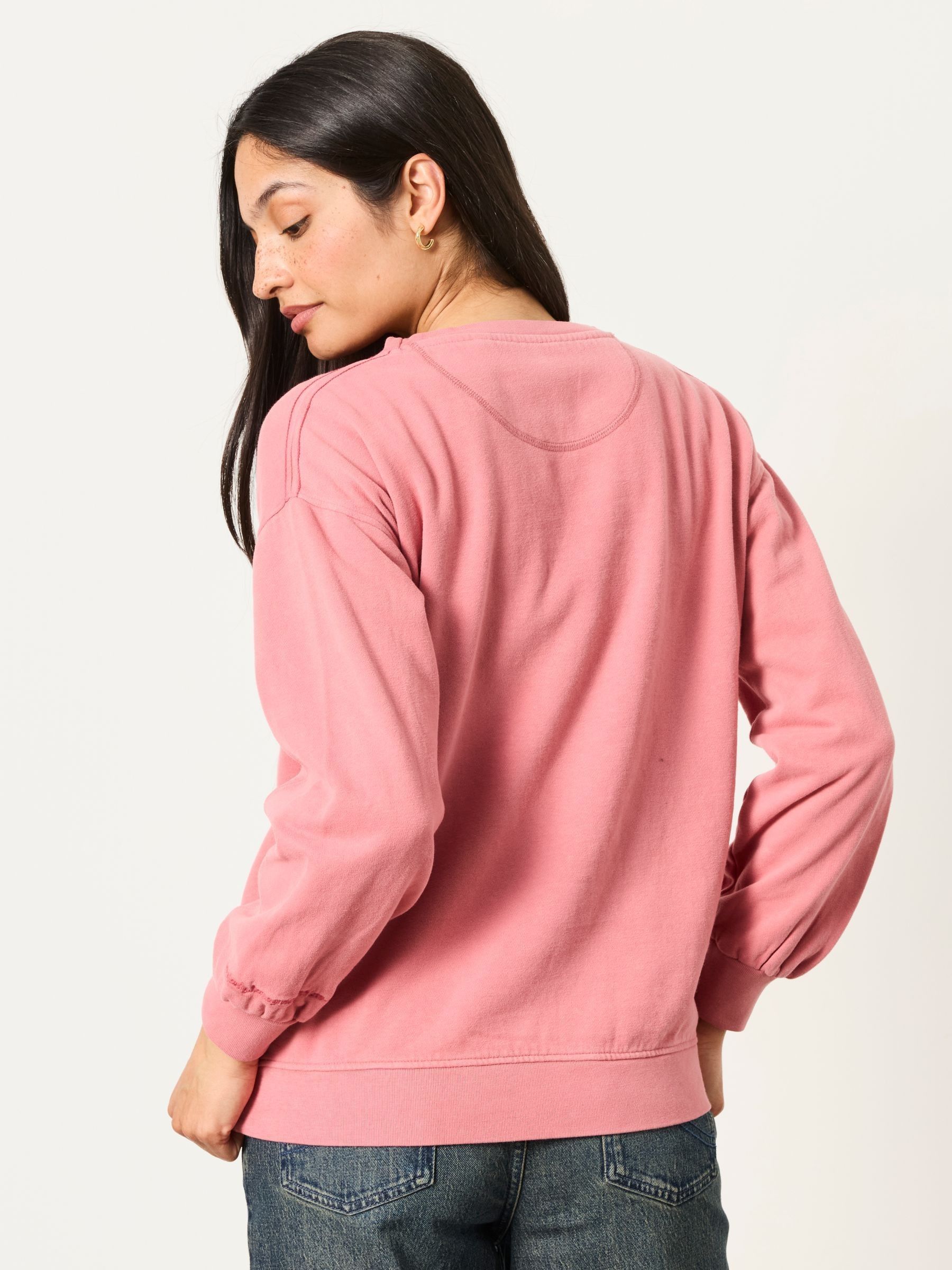 Alex Pink Seed Packet Graphic Crew Sweat Top - Image 2 of 6 Alex Pink Seed Packet Graphic Crew Sweat Top - Image 2 of 6