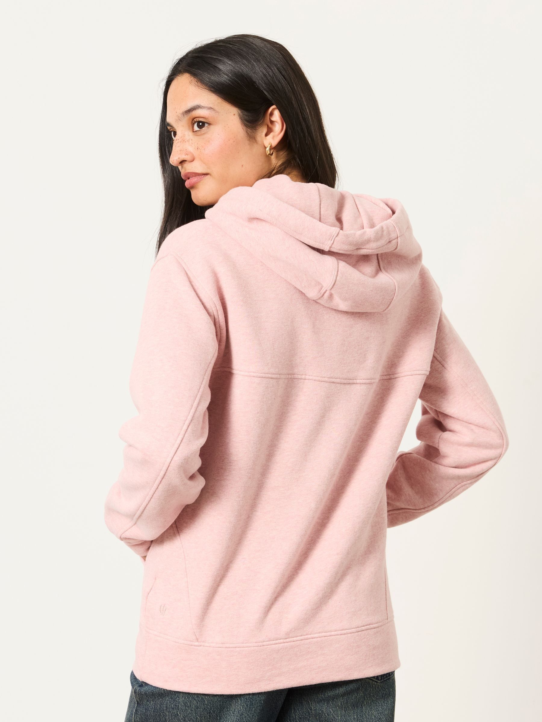 Freya Rose Pink Marl Overhead Hoodie - Image 2 of 7