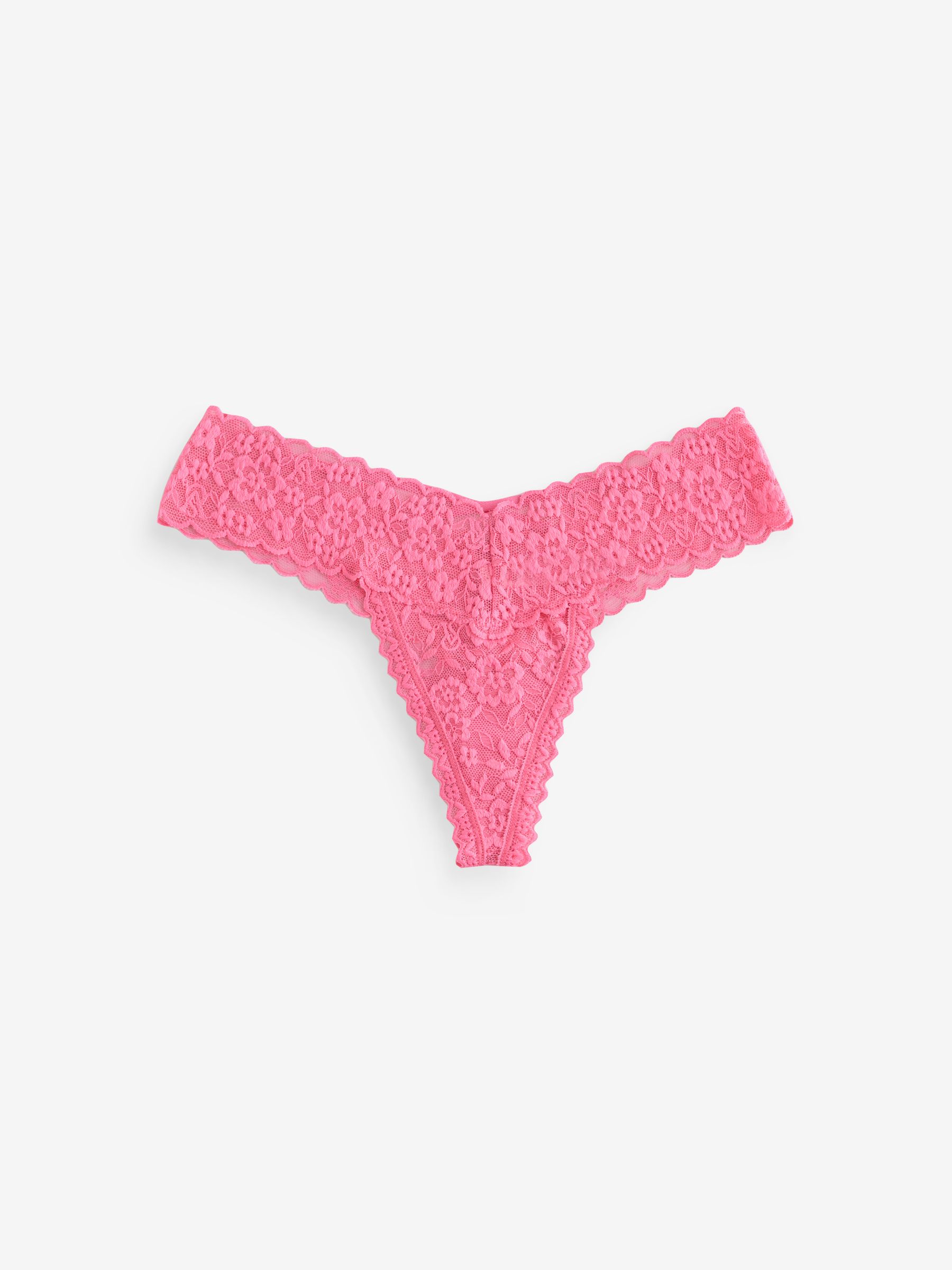 Yellow/Orange/Pink Thong 4 Pack Knickers - Image 3 of 7