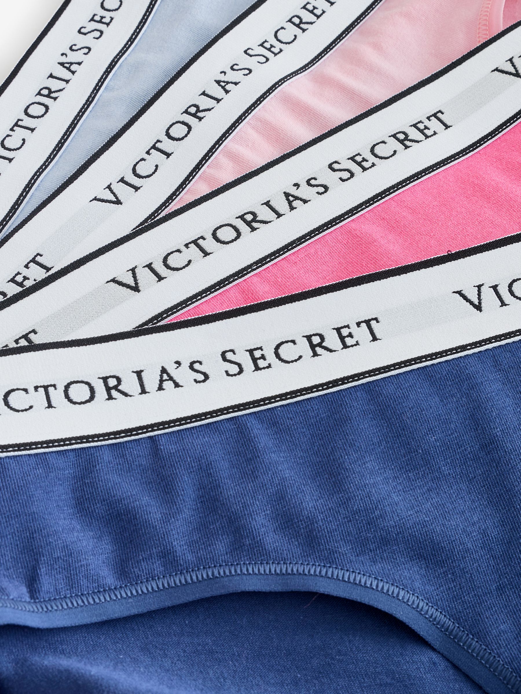 Pink/Blue Hipster Logo 4 Pack Knickers - Image 6 of 7