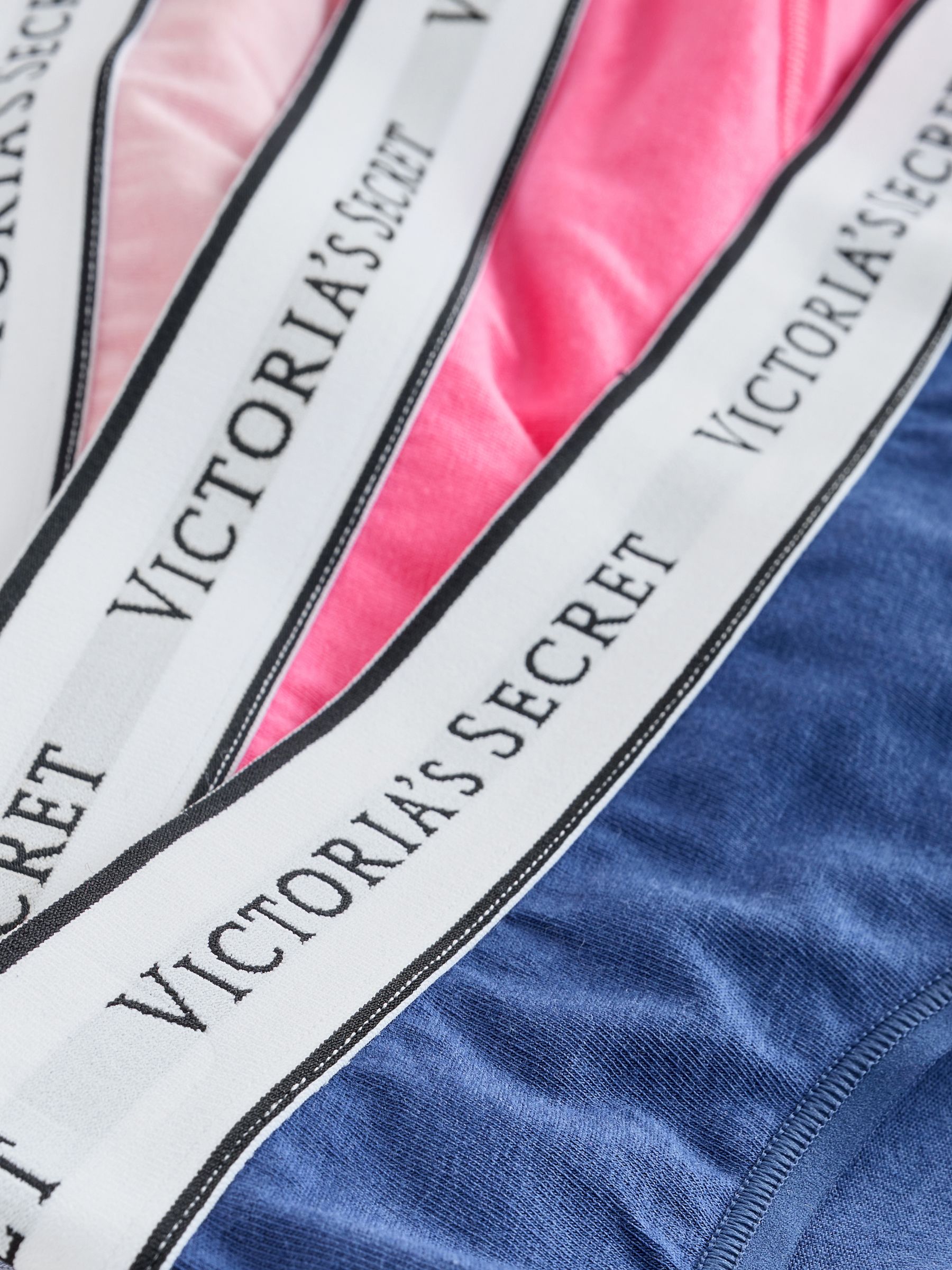 Pink/Blue Hipster Logo 4 Pack Knickers - Image 7 of 7