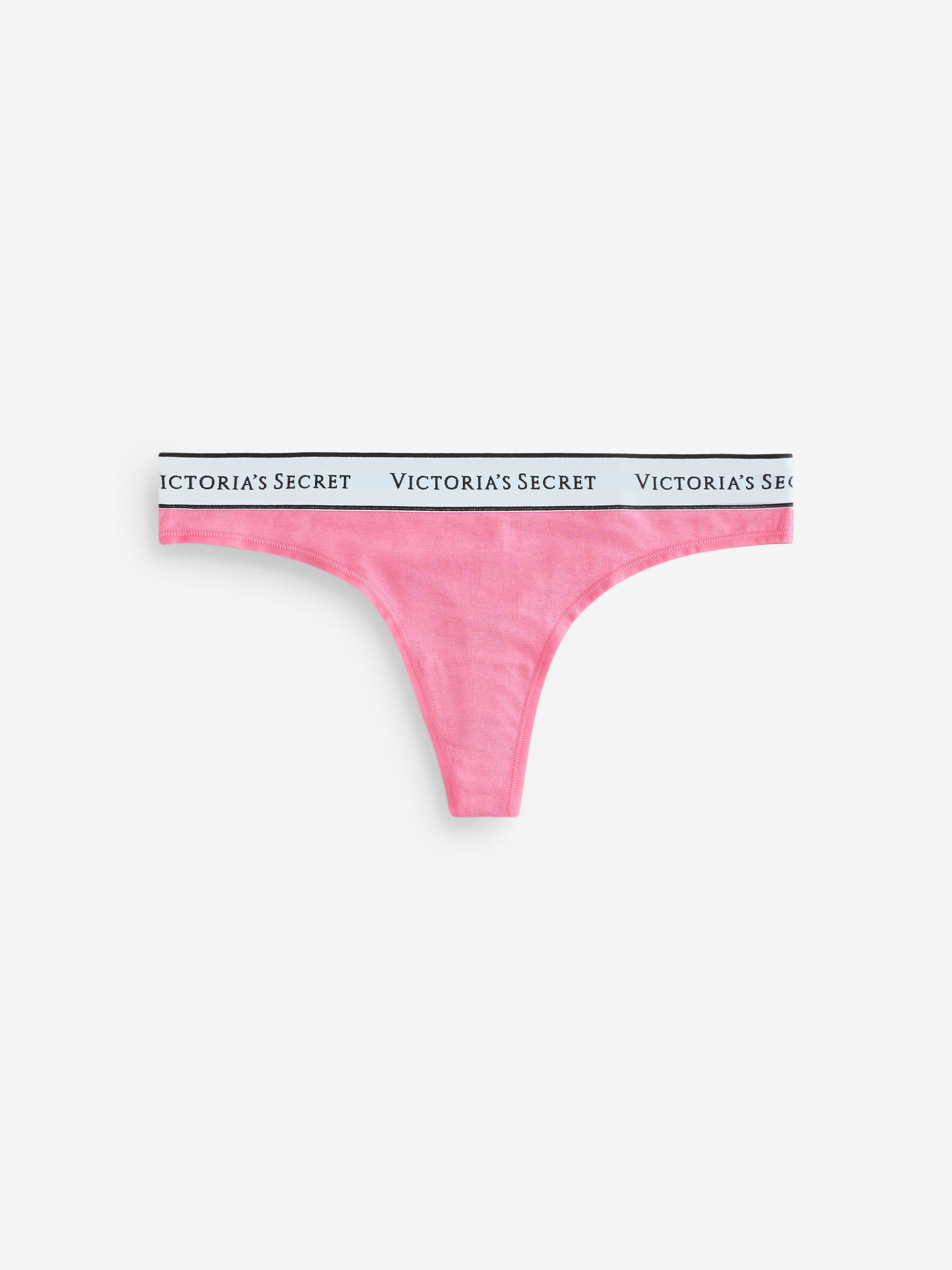 Pink/Blue Thong Logo 4 Pack Knickers - Image 4 of 7
