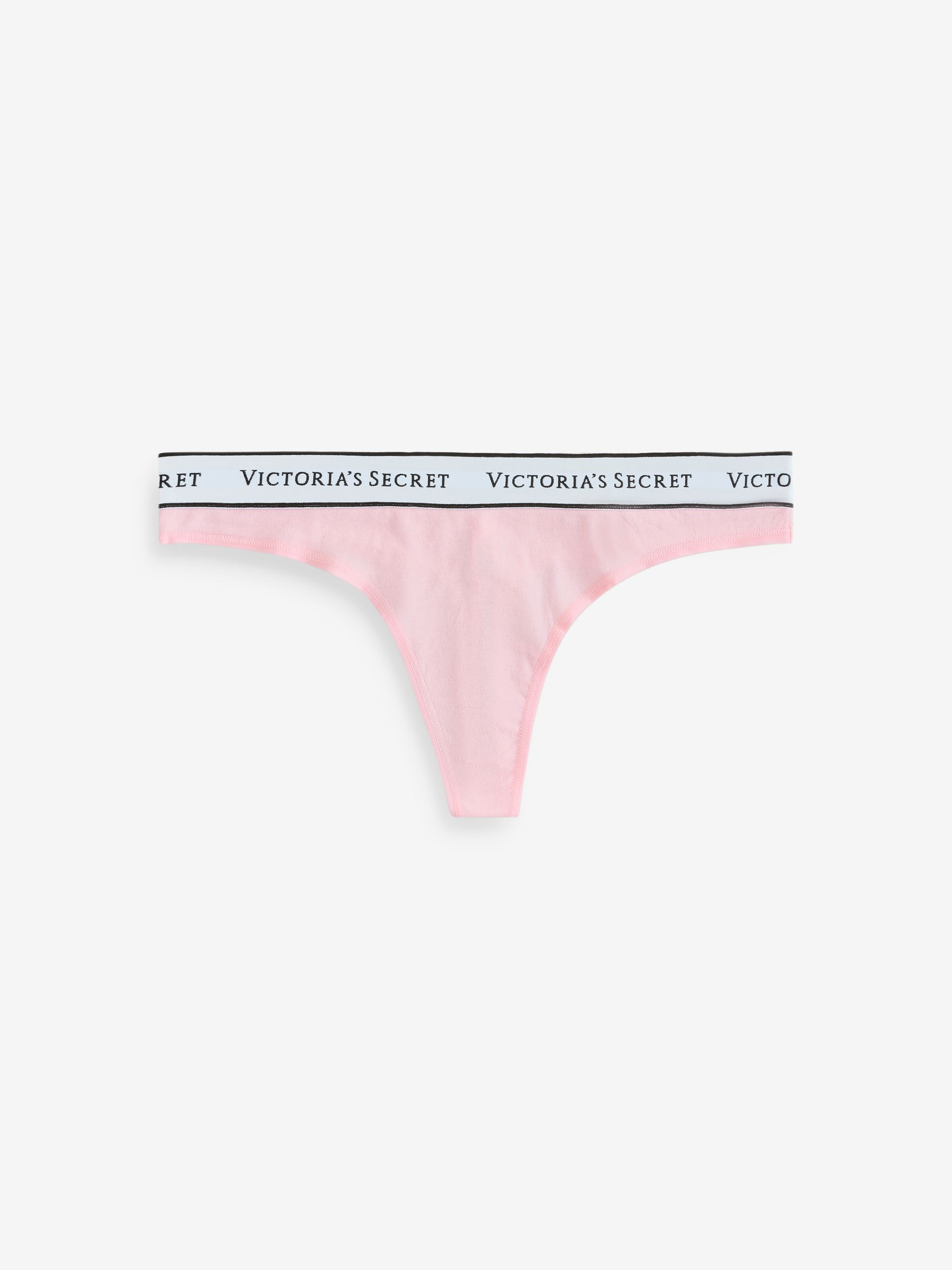 Pink/Blue Thong Logo 4 Pack Knickers - Image 5 of 7