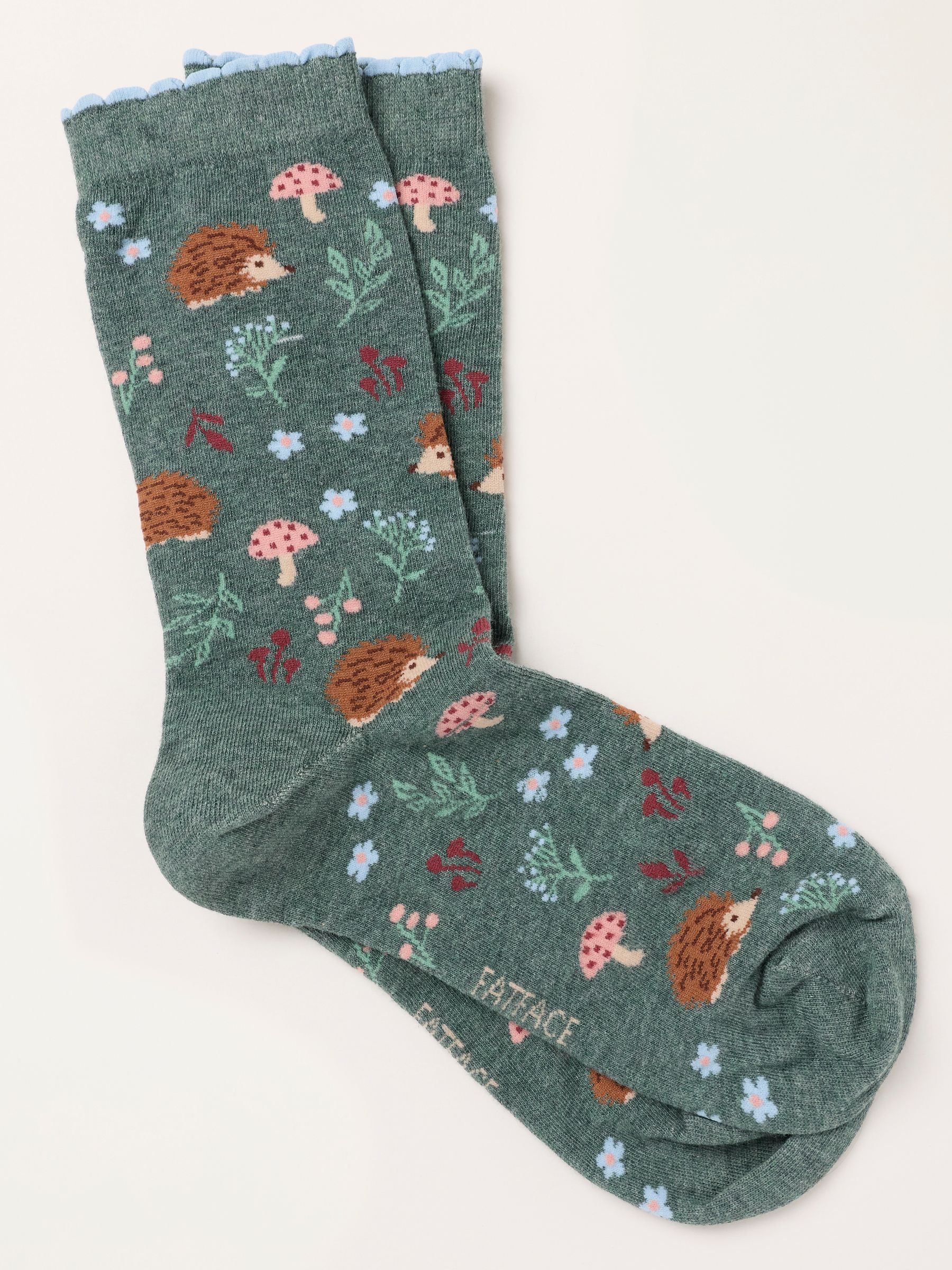 Green Hedgehog Socks - Image 1 of 2