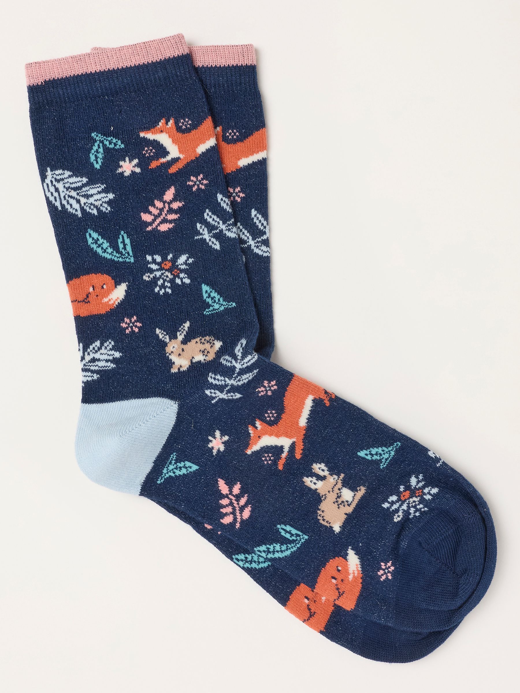 Navy Fox Socks - Image 1 of 2