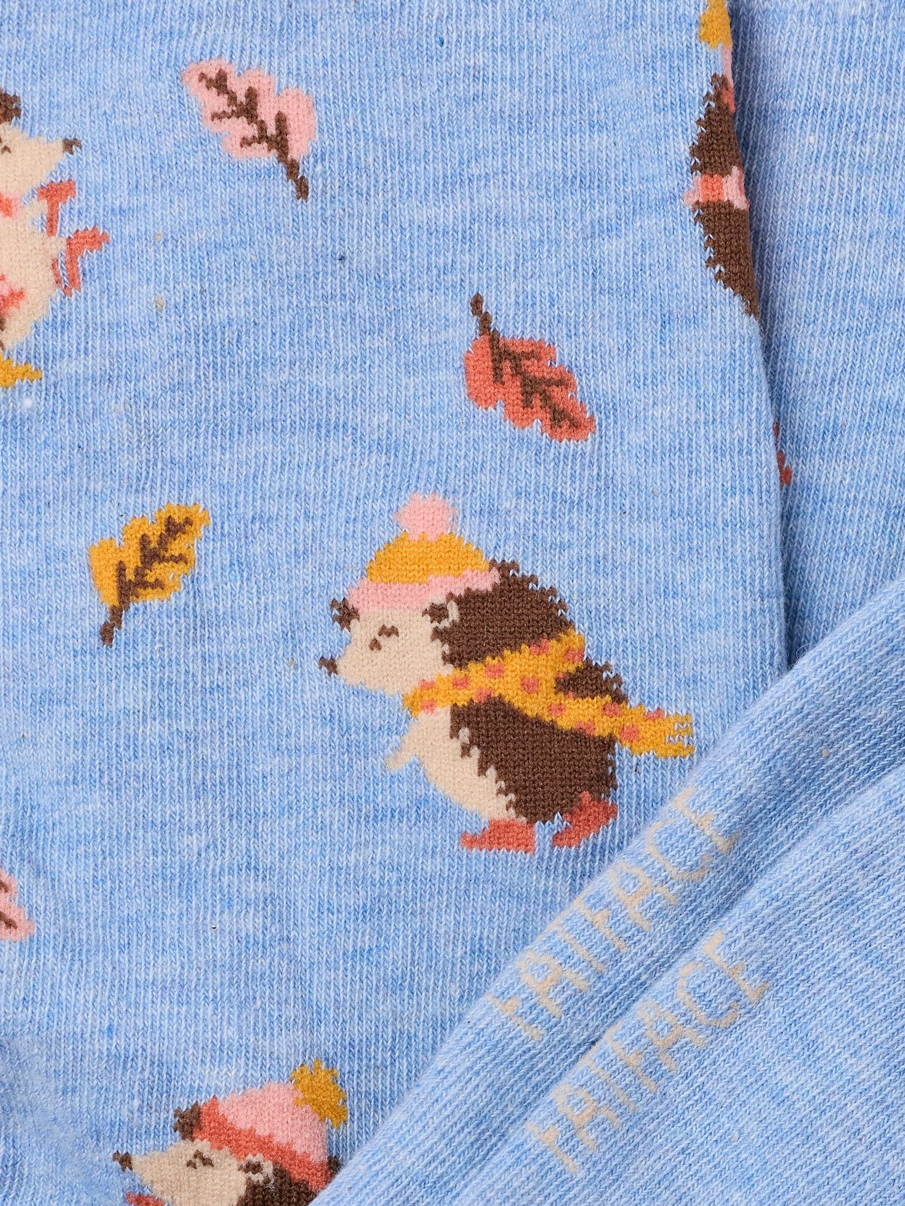 Blue Hedgehog Socks - Image 2 of 2 Blue Hedgehog Socks - Image 2 of 2