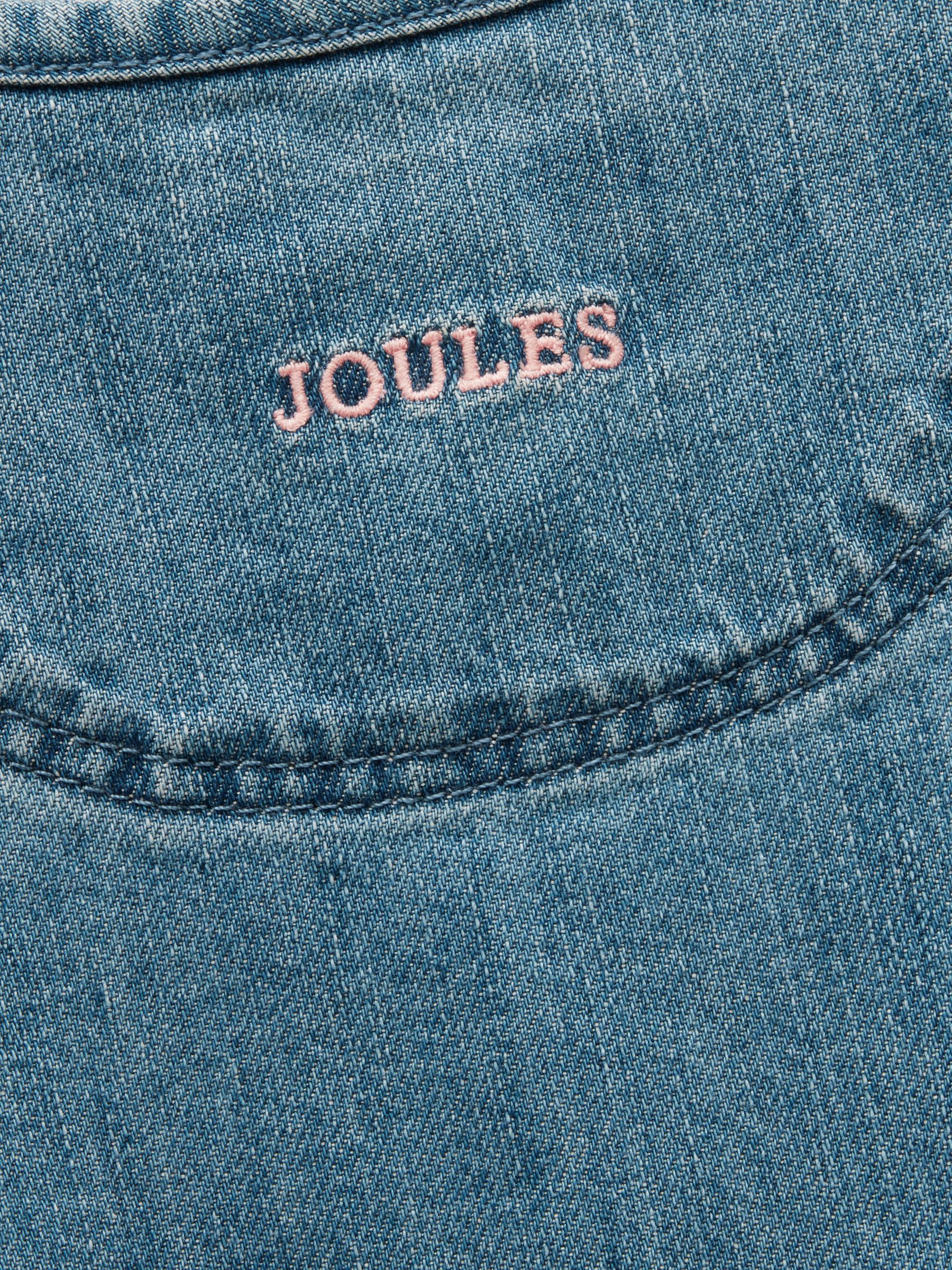 Girls' Blair Denim Denim Embroidered Dress - Image 5 of 5