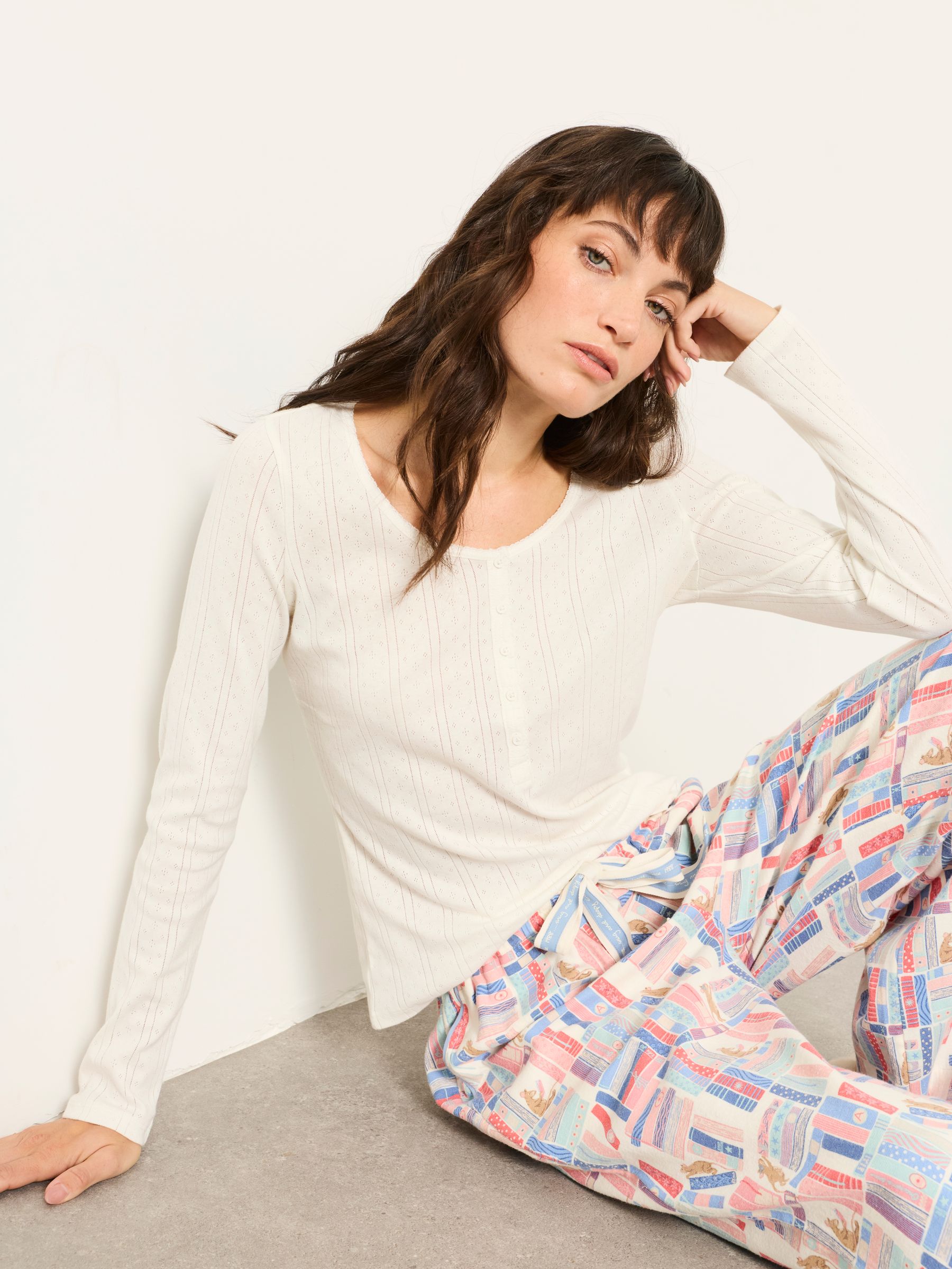Hattie Ivory Henley Pointelle Top - Image 5 of 6