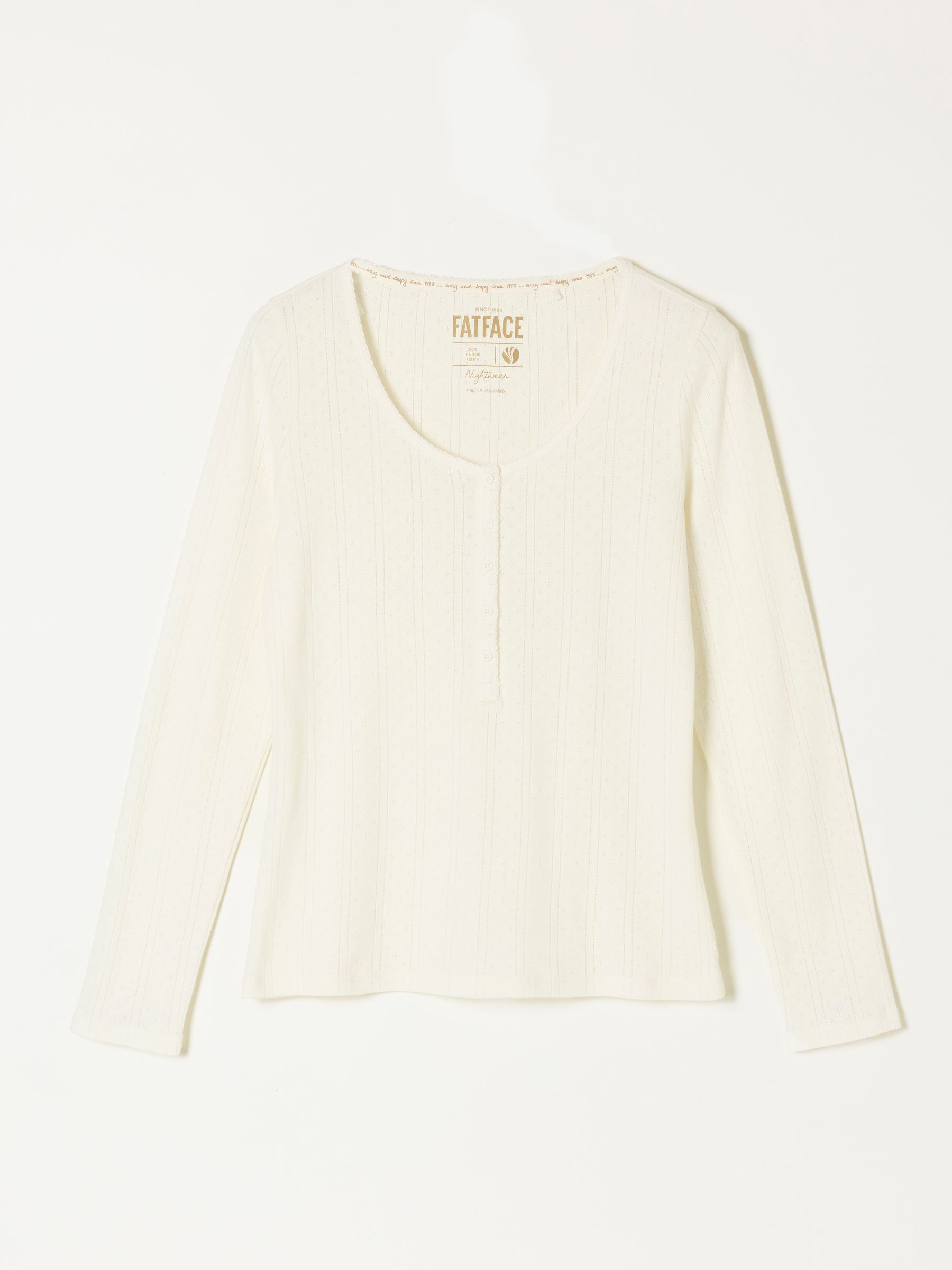 Hattie Ivory Henley Pointelle Top - Image 6 of 6
