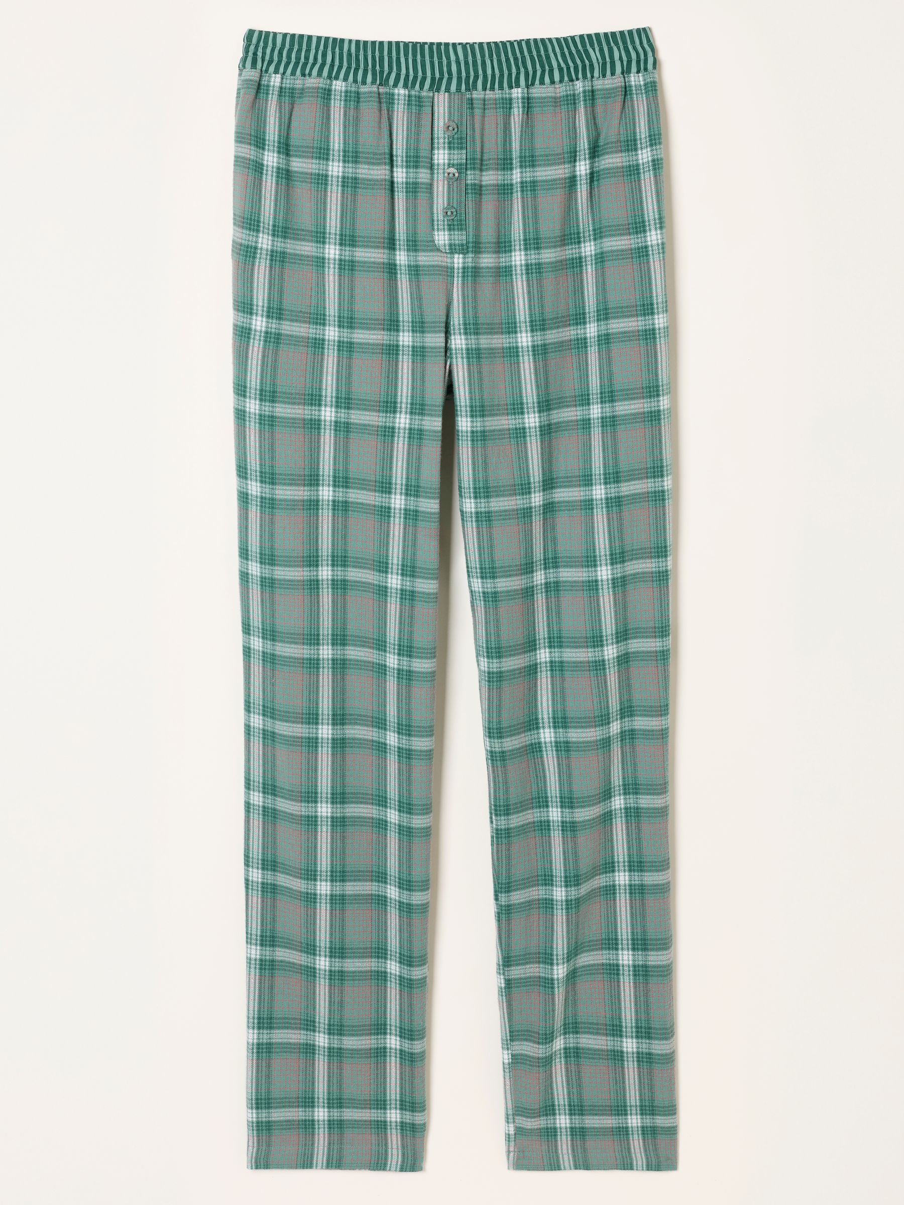 Ruby Light Teal Check Relaxed Pyjama Bottoms - Image 6 of 6 Ruby Light Teal Check Relaxed Pyjama Bottoms - Image 6 of 6