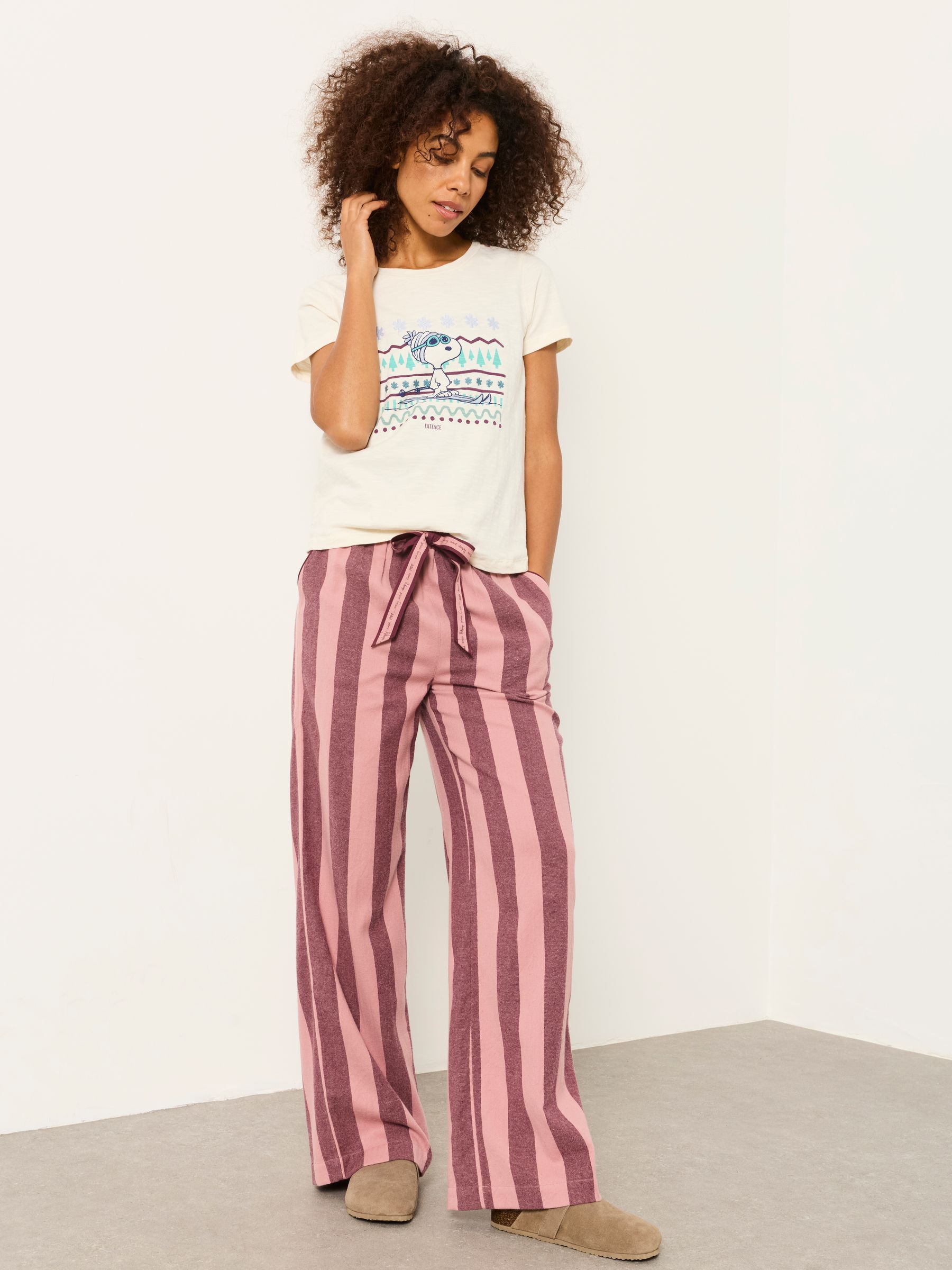 Natalie Ivory Snoopy Ski Graphic Tee - Image 3 of 6
