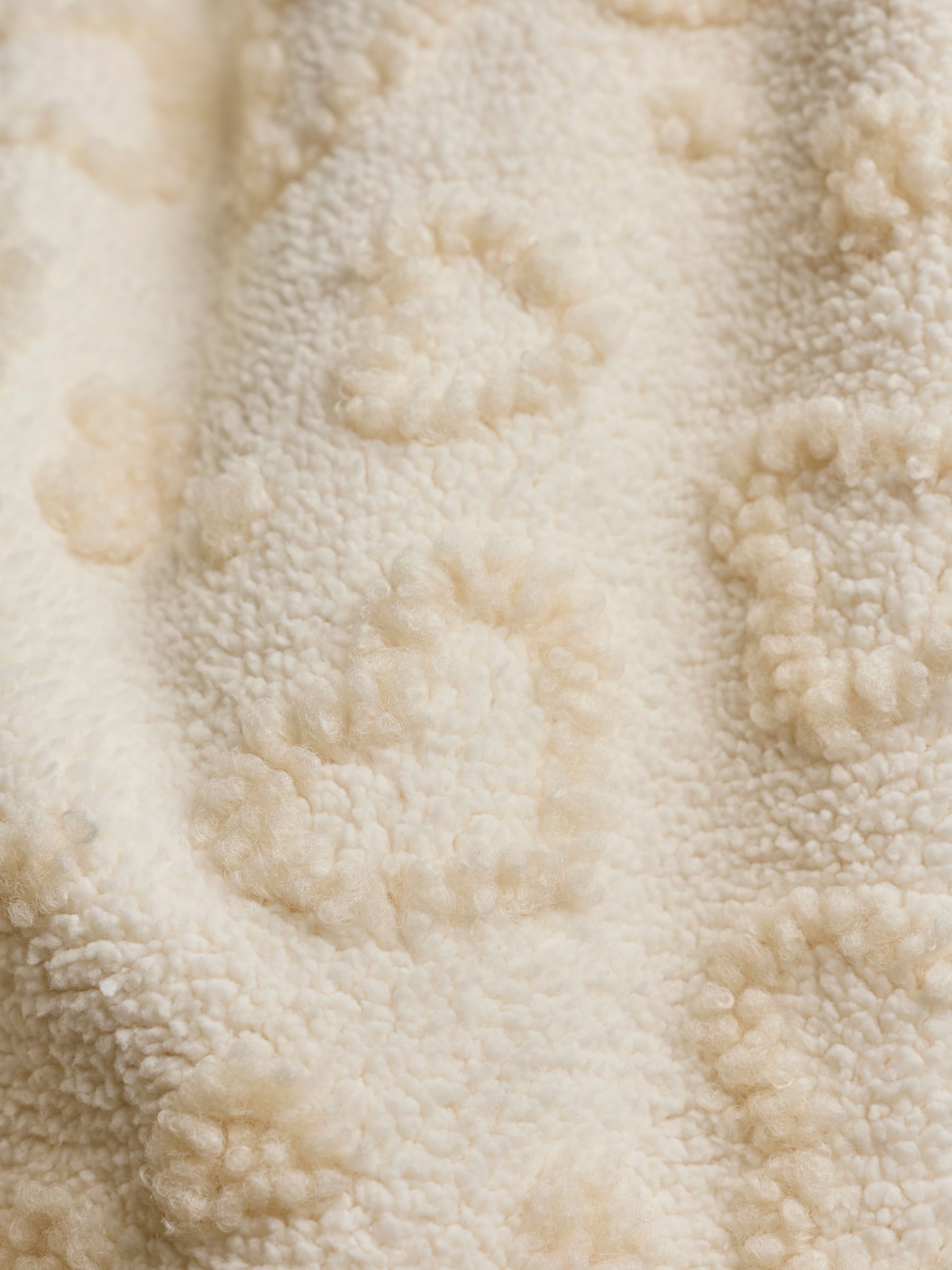 Ivory Abstract Heart Fleece - Image 6 of 6