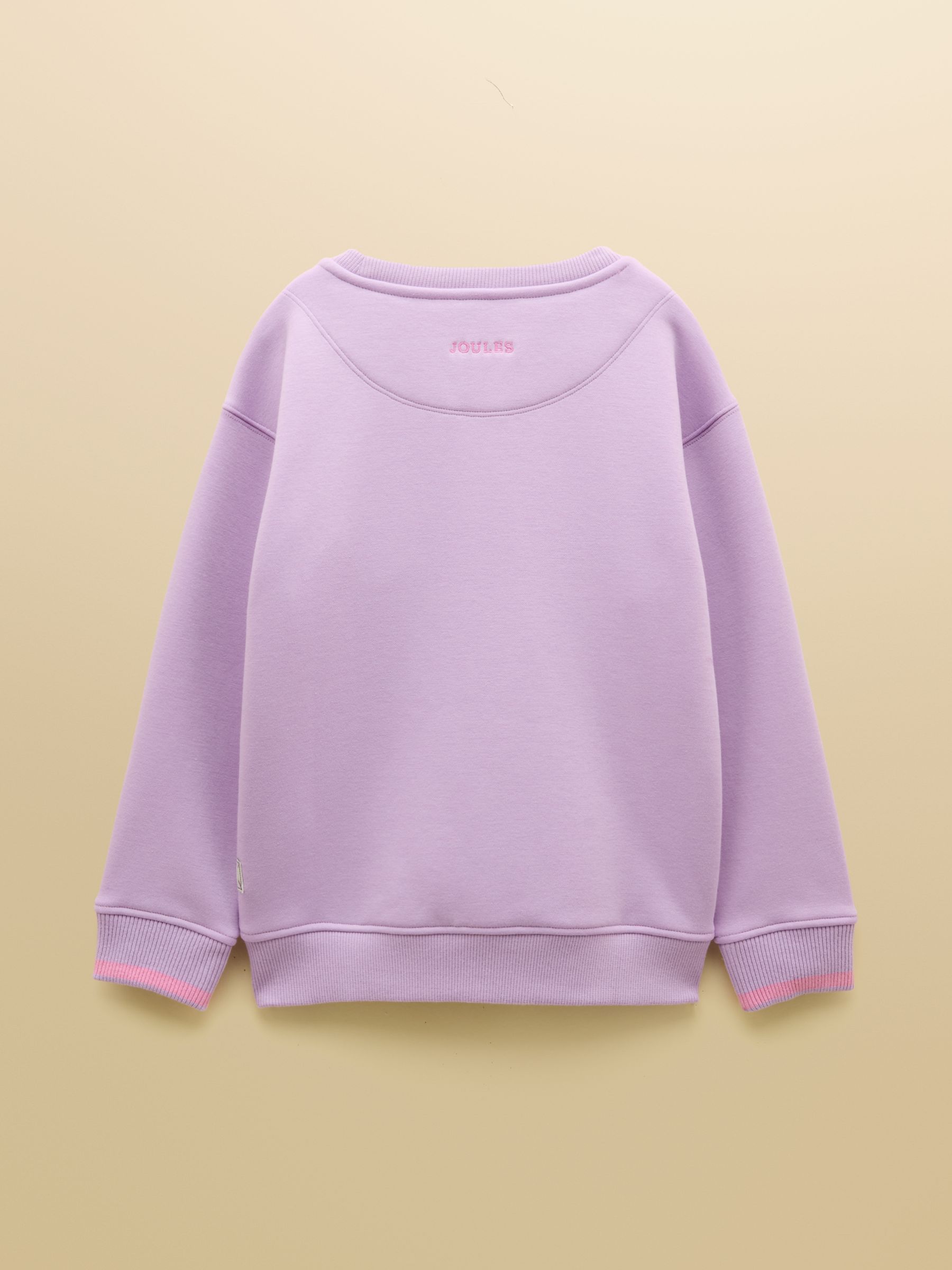 Kids' Mackenzie Lilac Purple Sweatshirt With Faux Fur Lining - Image 2 of 4