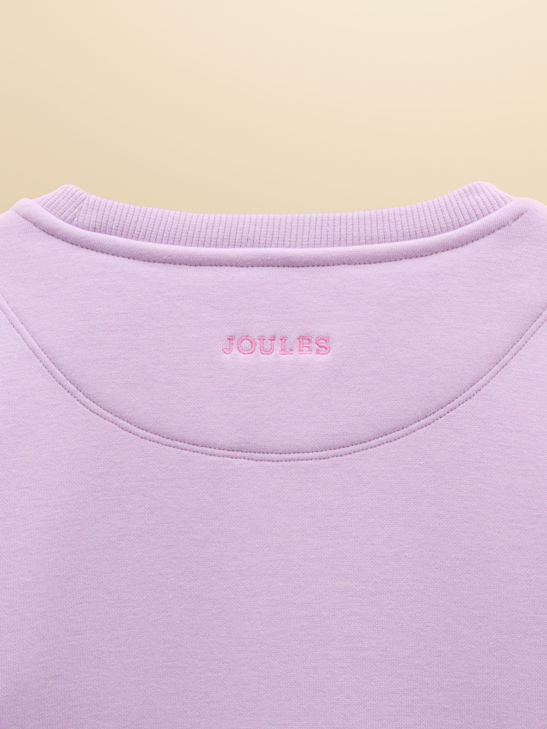 Kids' Mackenzie Lilac Purple Sweatshirt With Faux Fur Lining - Image 4 of 4