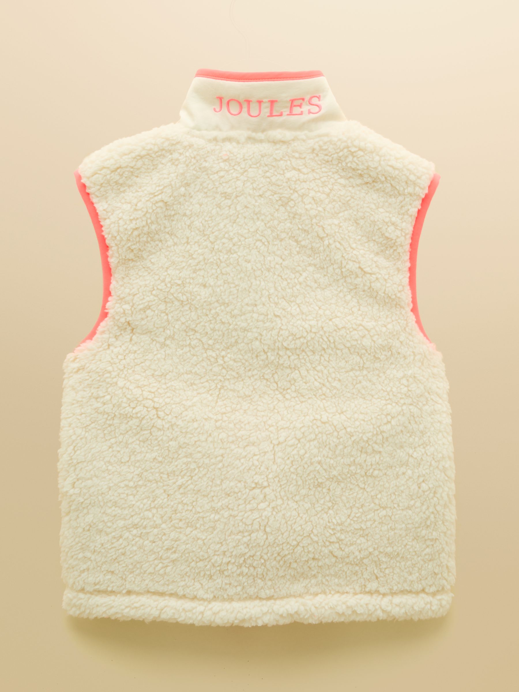 Girls' Tilly Cream Fleece Gilet - Image 2 of 4