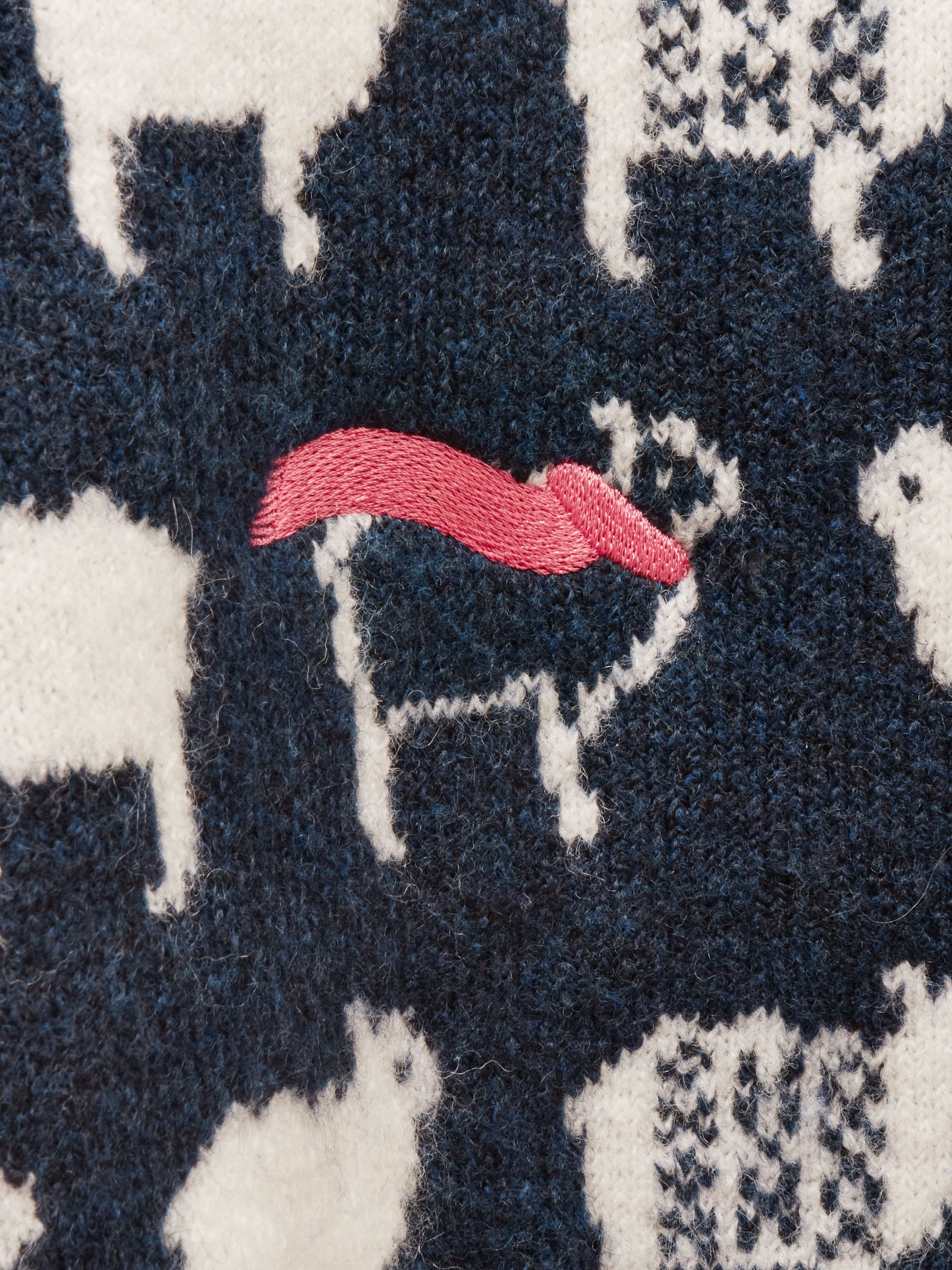 Kids' Woolies Navy Blue Crew Neck Knitted Jumper - Image 4 of 4