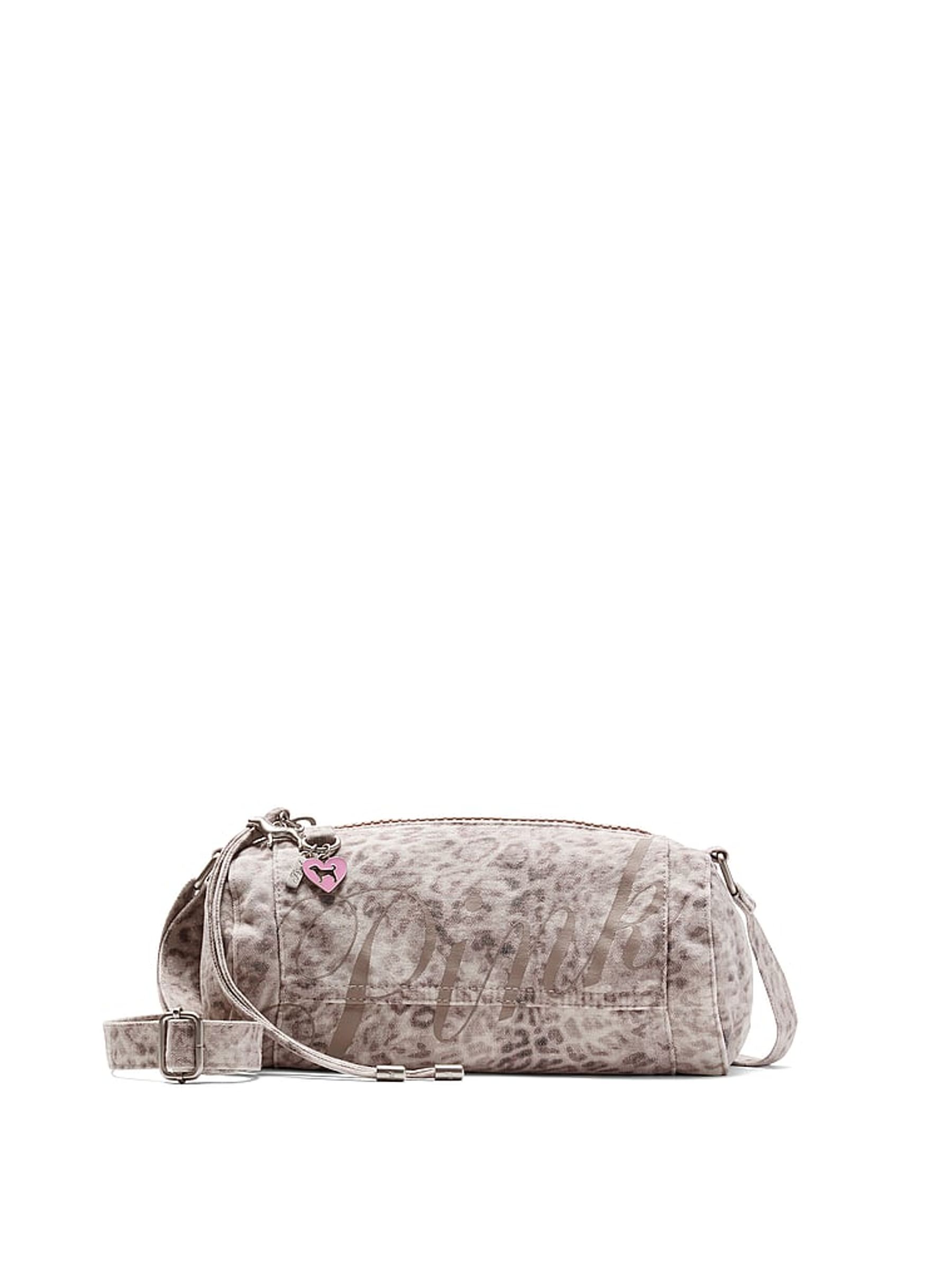 Natural Leopard Brown Small Duffle Shoulder Bag - Image 2 of 4