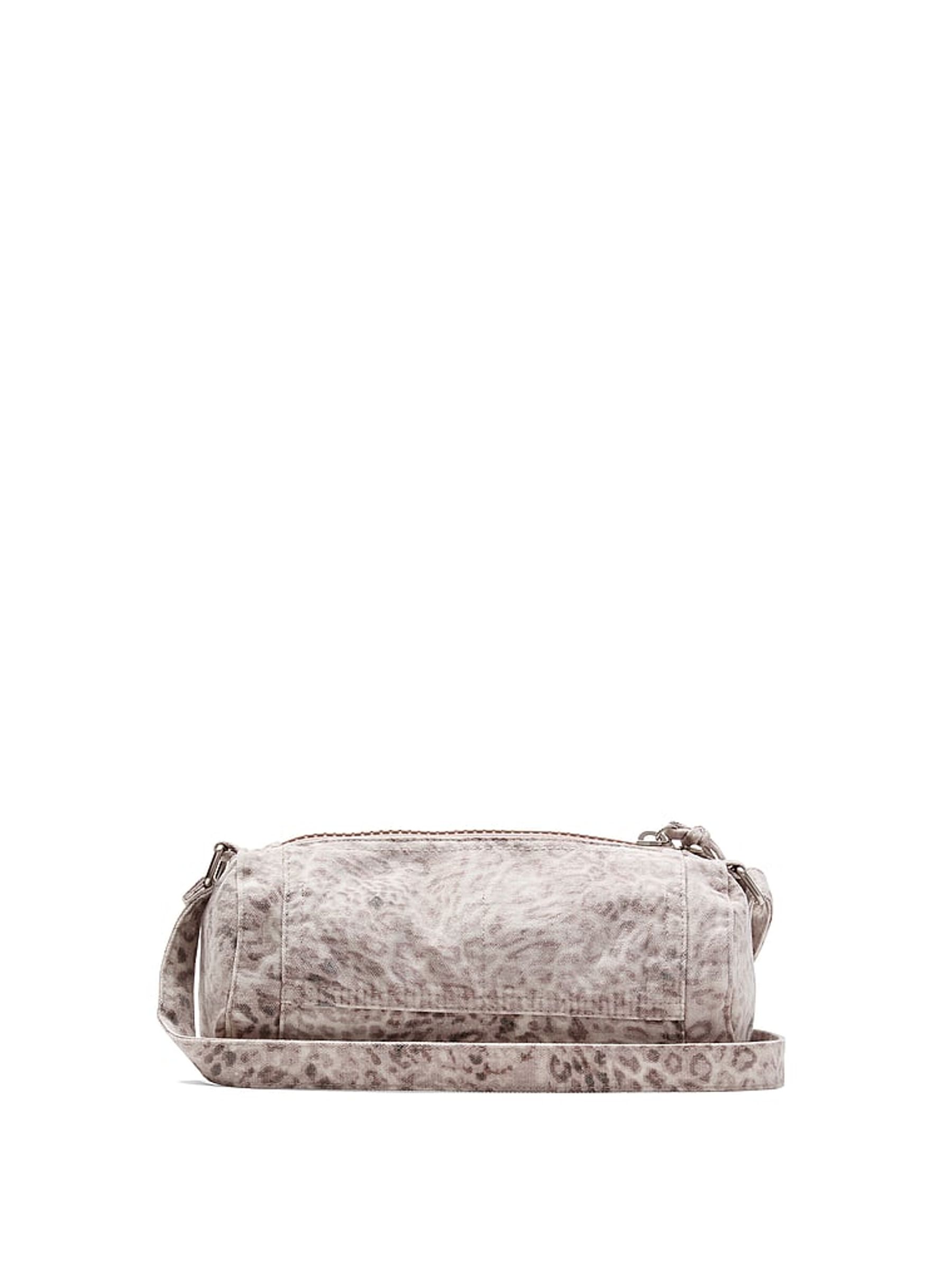 Natural Leopard Brown Small Duffle Shoulder Bag - Image 3 of 4