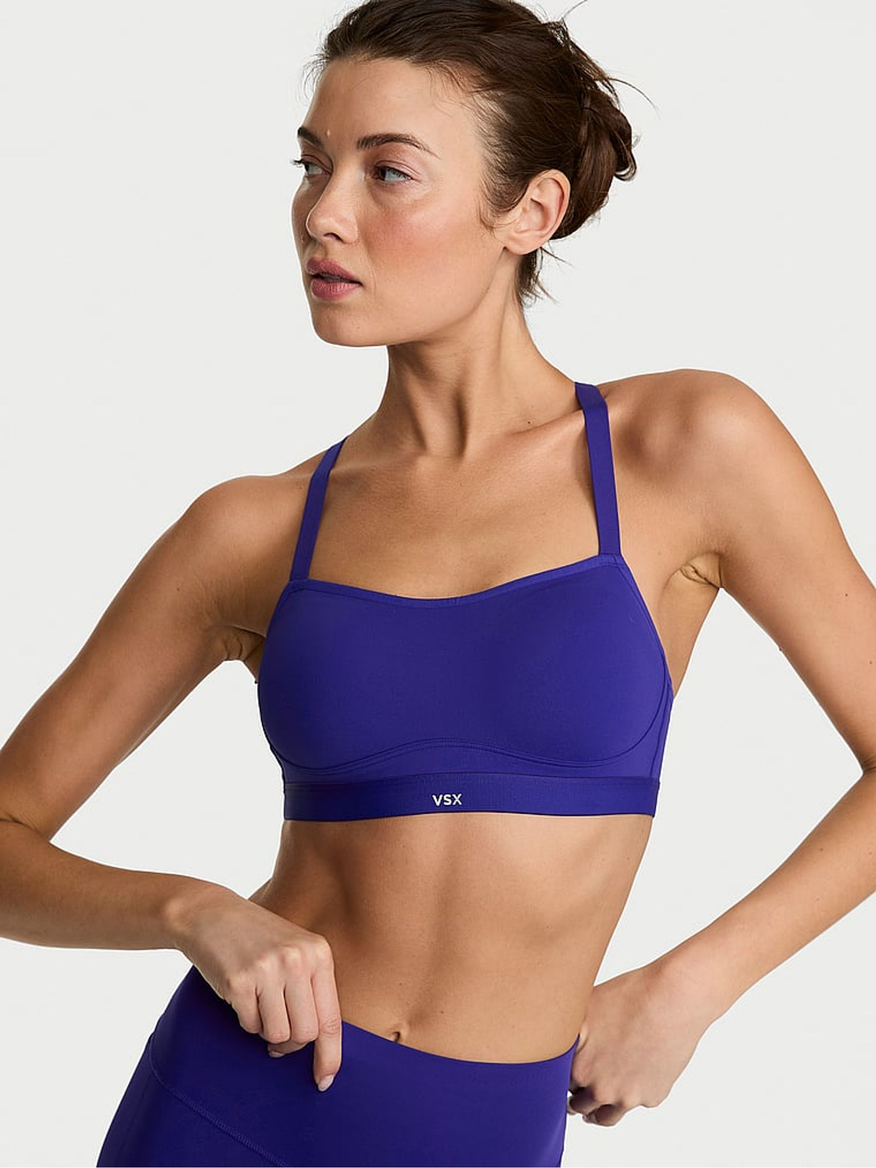 Brilliant Ink Blue Angel Medium Support Sports Bra - Image 1 of 2