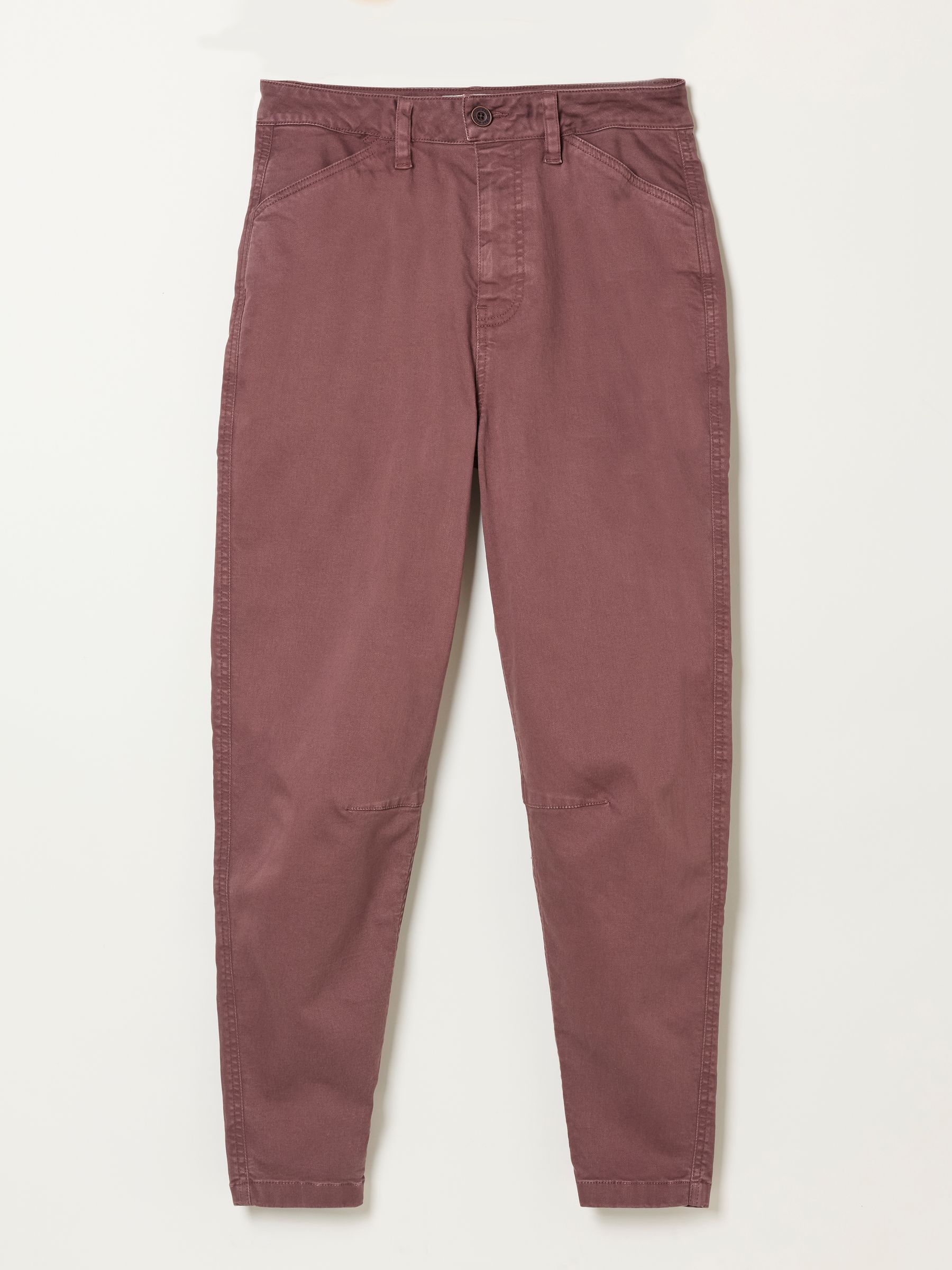 Bella Plum Purple Chino Tapered Trousers - Image 5 of 5 Bella Plum Purple Chino Tapered Trousers - Image 5 of 5