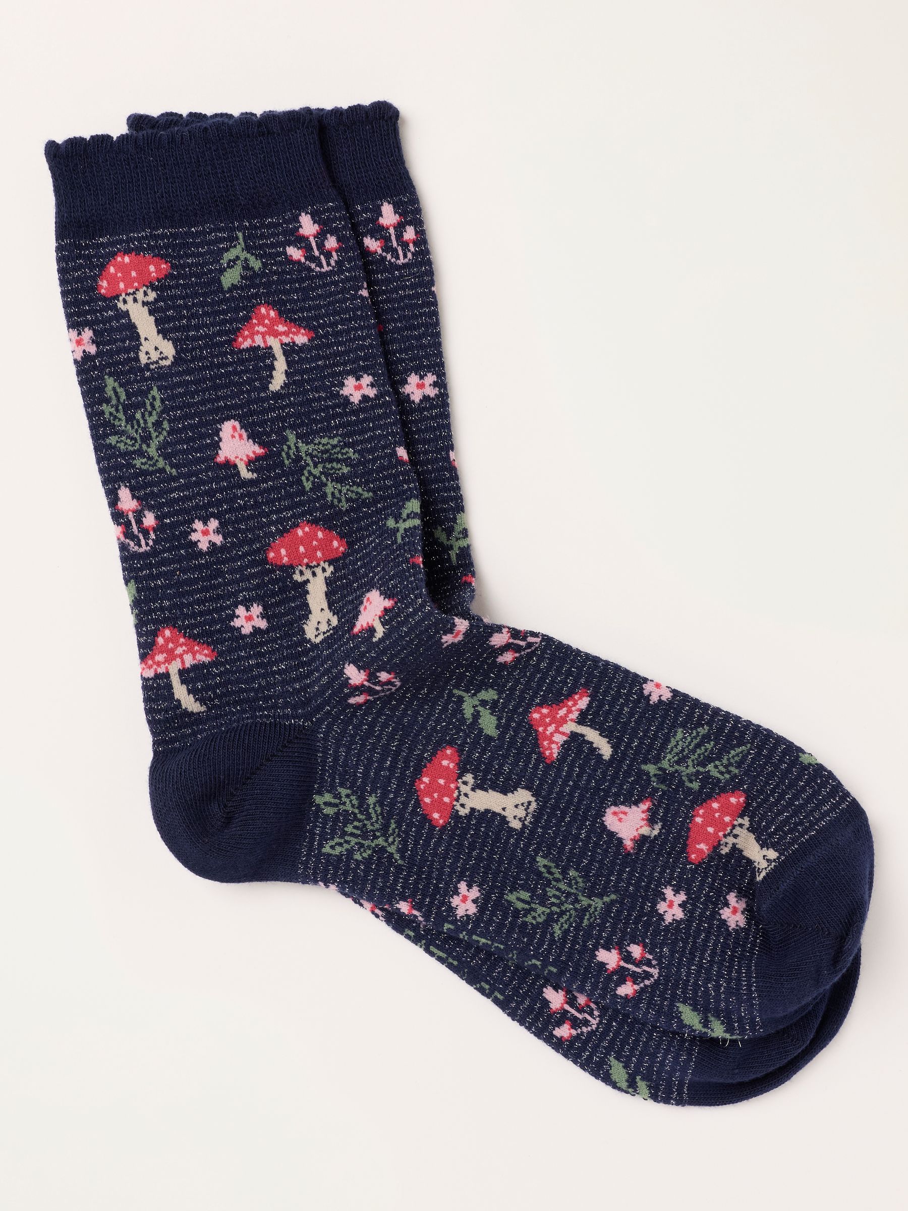 Navy Toadstool Socks - Image 1 of 2 Navy Toadstool Socks - Image 1 of 2
