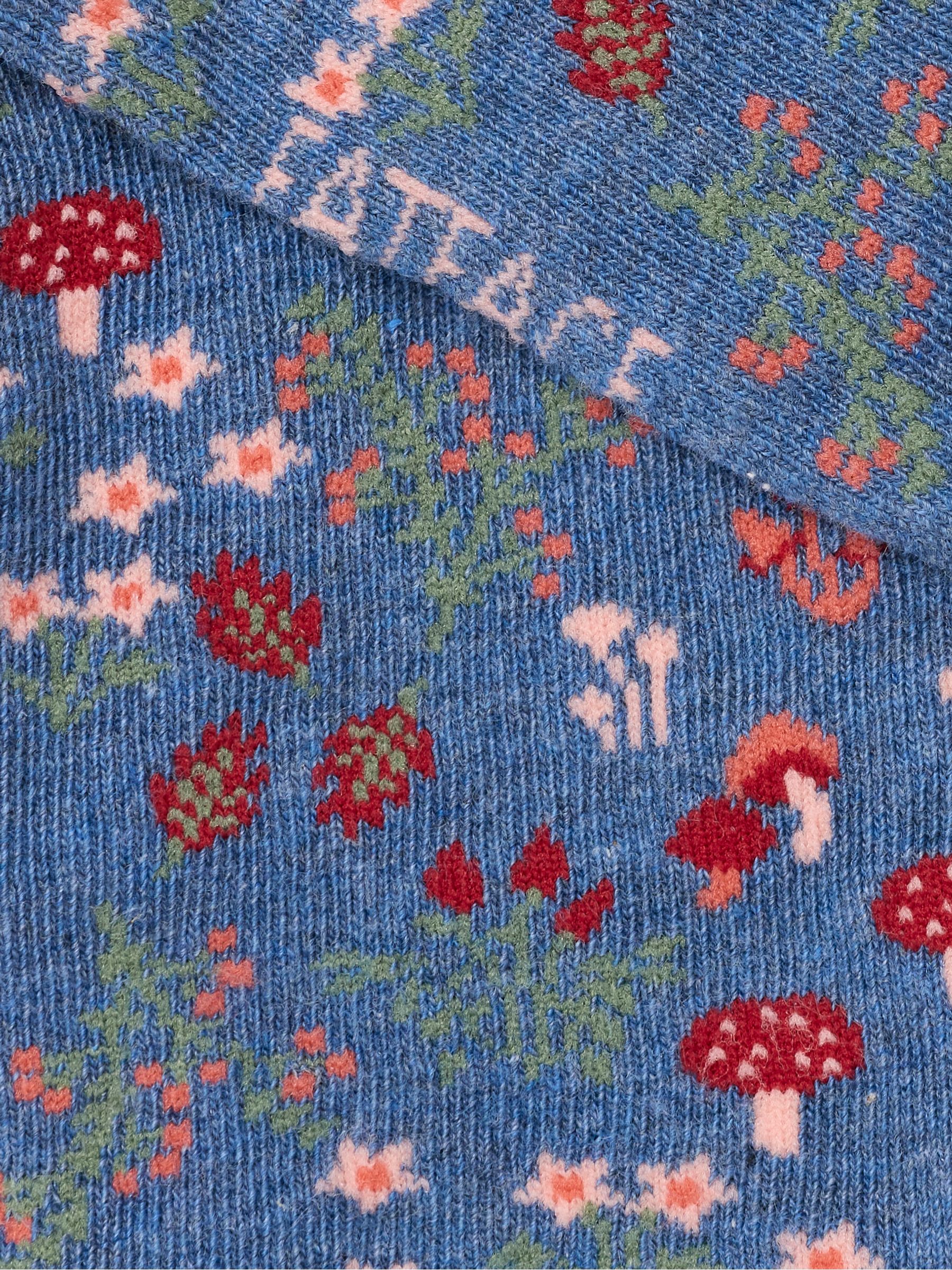 Blue Toadstool Trainer Socks - Image 2 of 2 Blue Toadstool Trainer Socks - Image 2 of 2