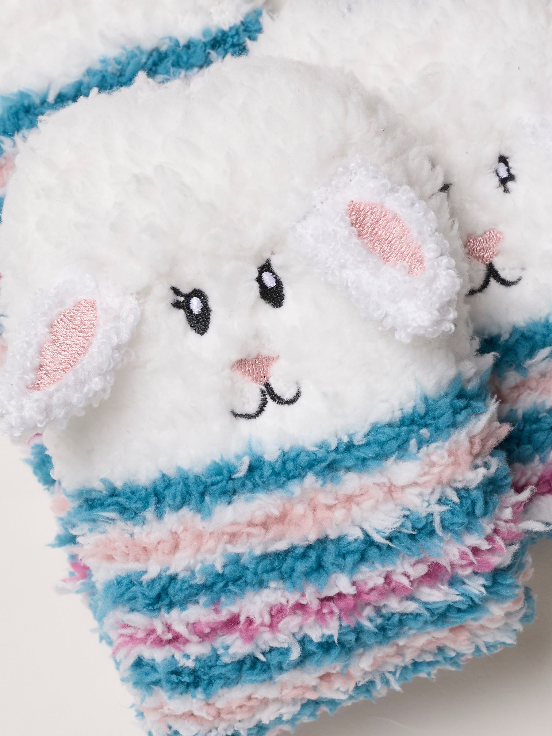 Ivory Sheep Fluffy Socks - Image 2 of 2