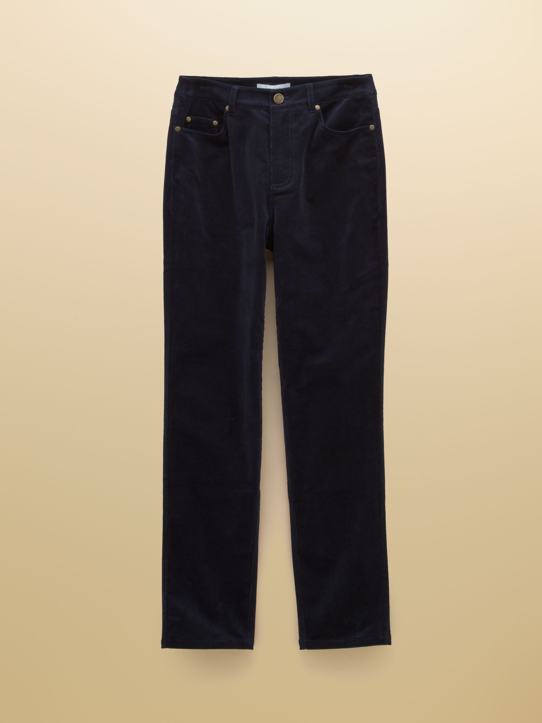 Slim Straight Navy Cord Trouser - Image 8 of 8