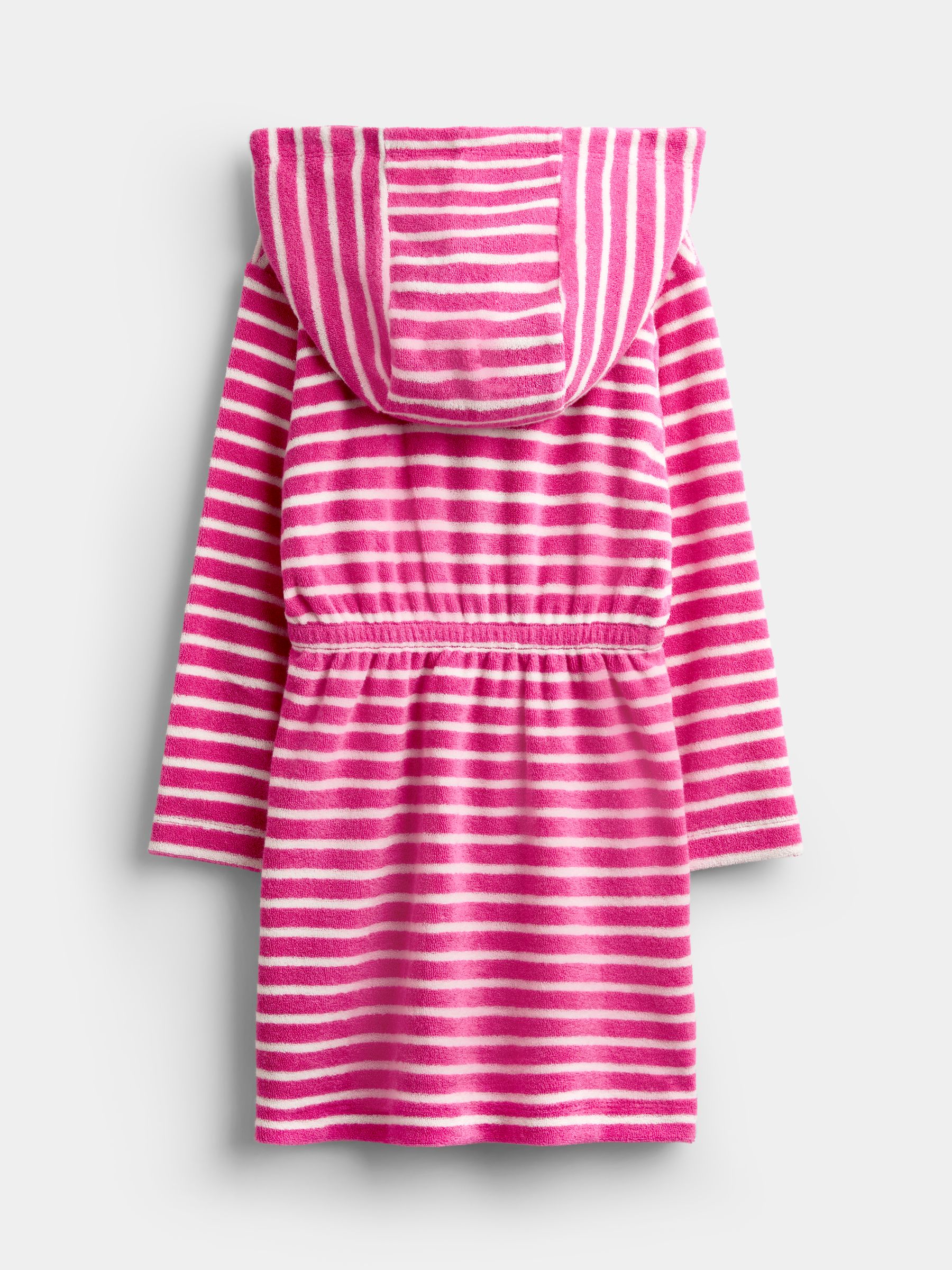 Pink Finestripe Zip-Up Towelling Dress - Image 2 of 4