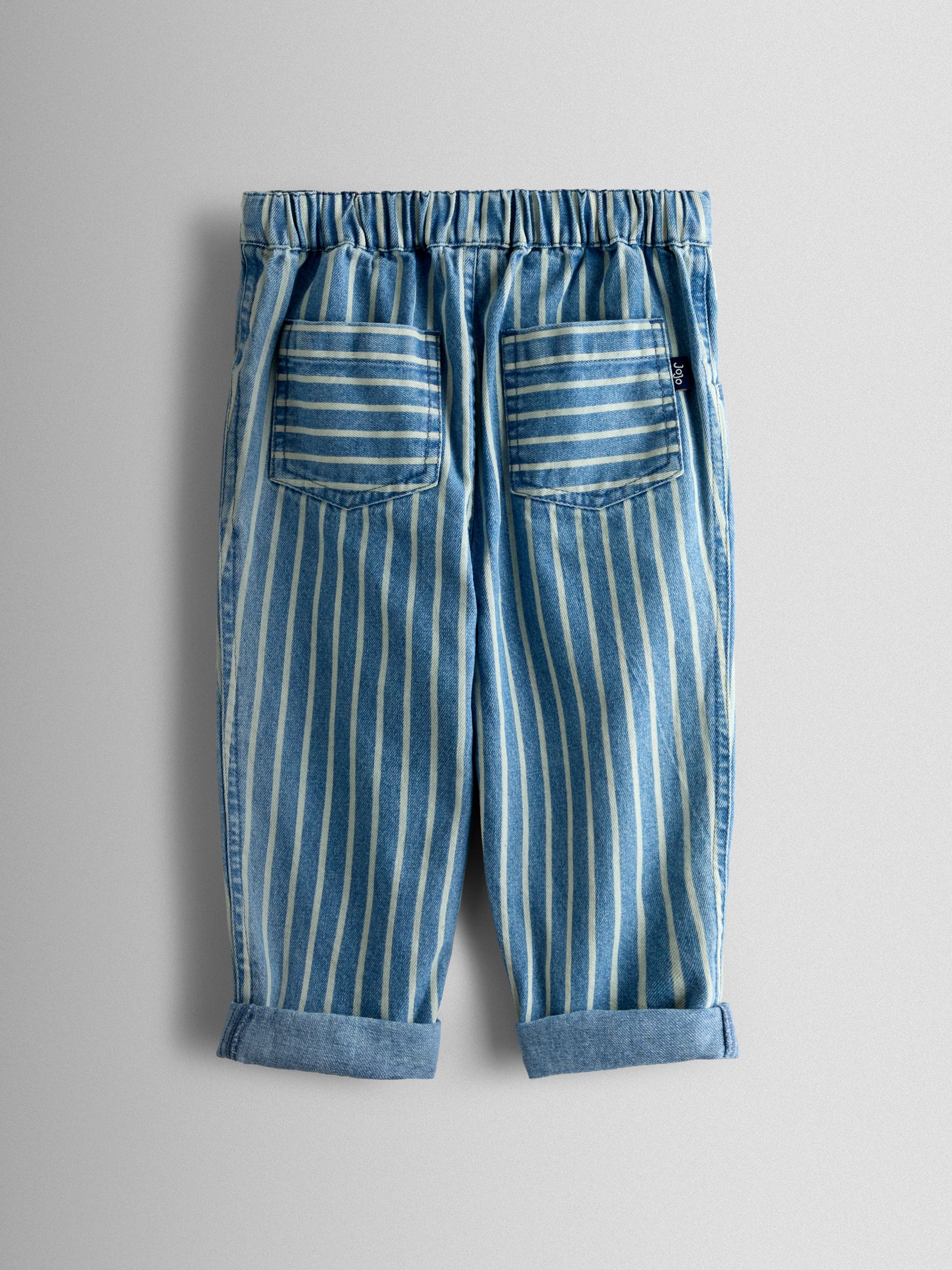 Light Wash Striped Denim Jeans - Image 2 of 4