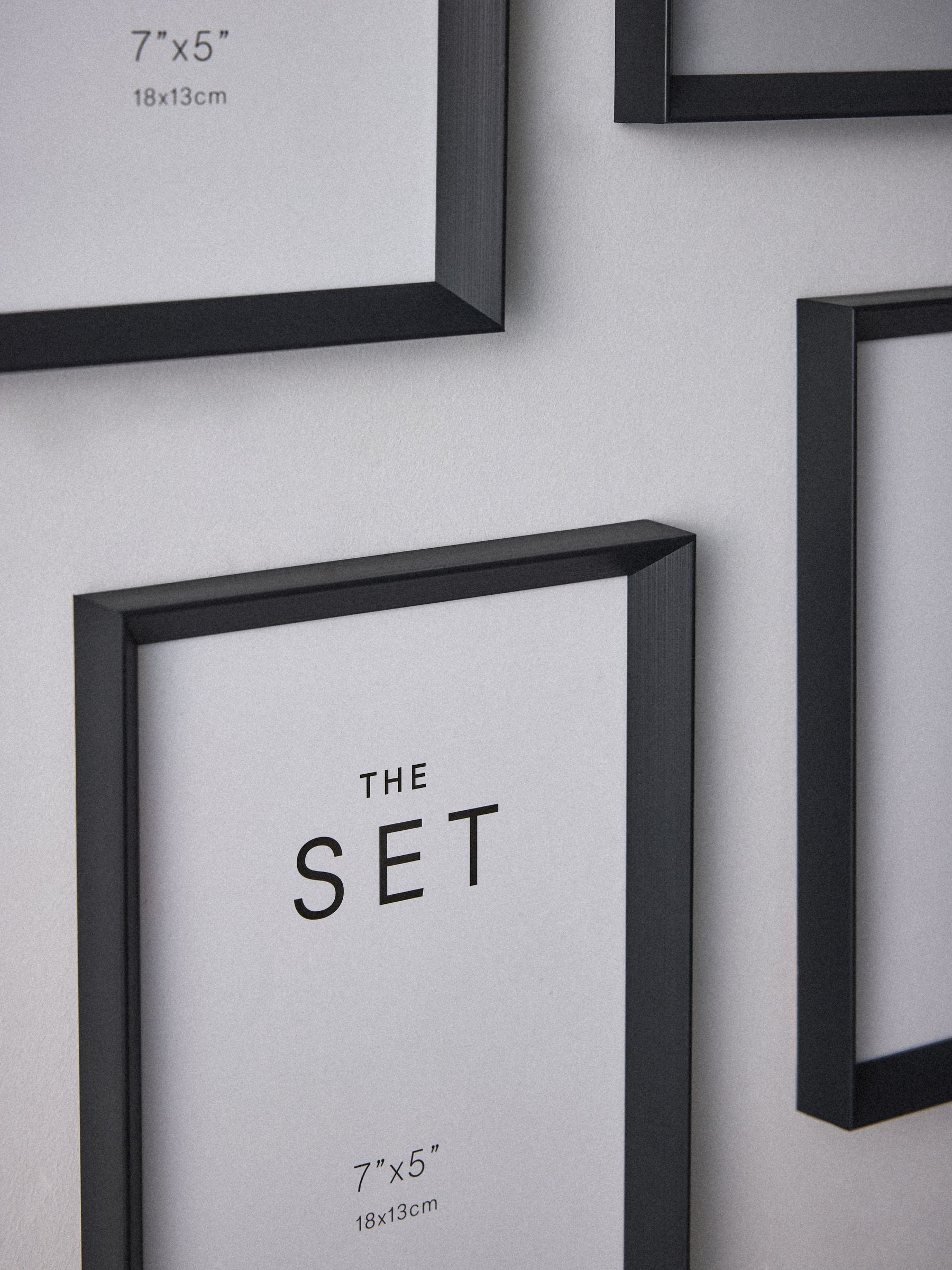The Set 8 Pack Black 7x5 Frames - Image 4 of 4