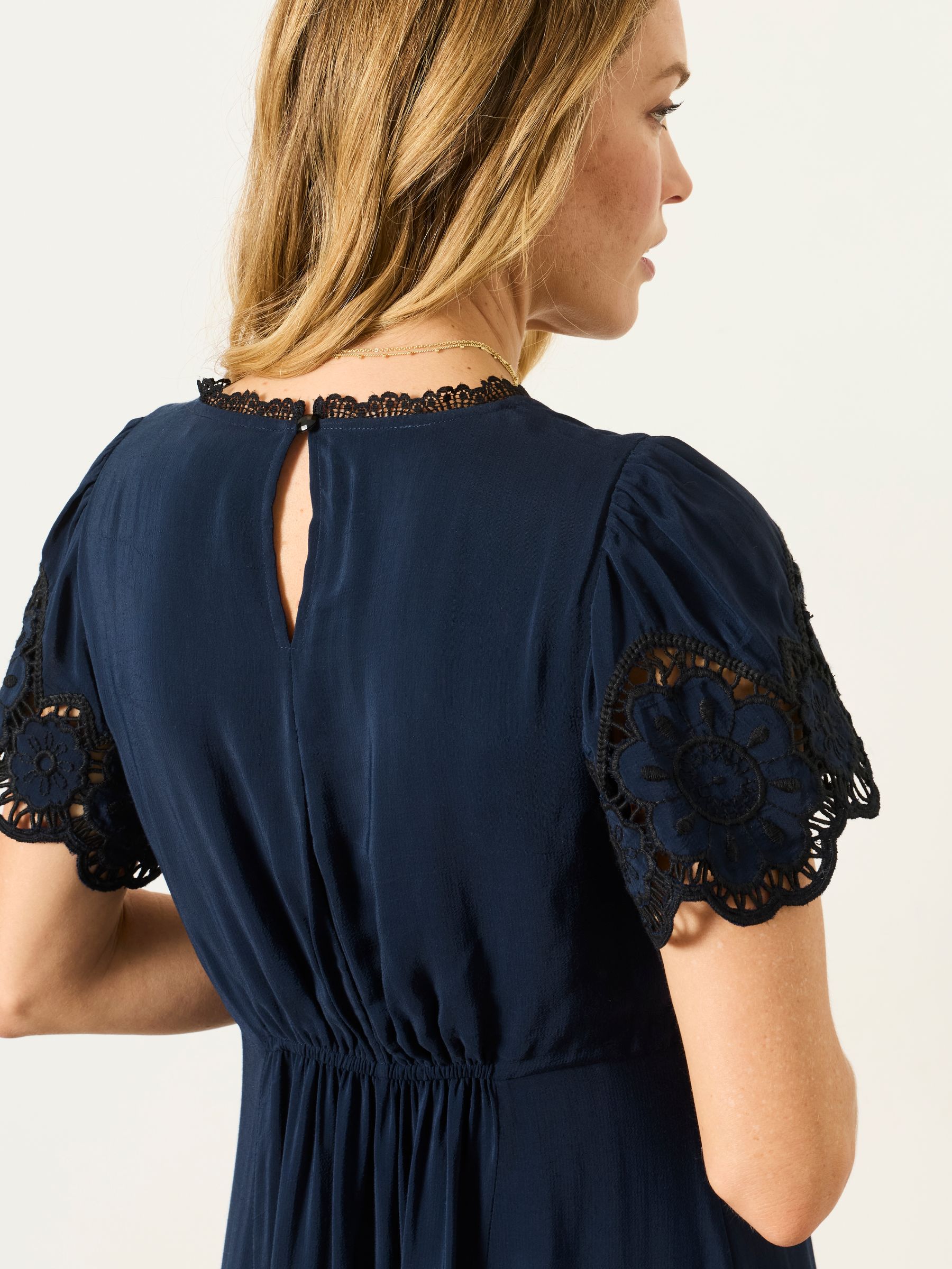Maya Navy Lace Dress - Image 6 of 6