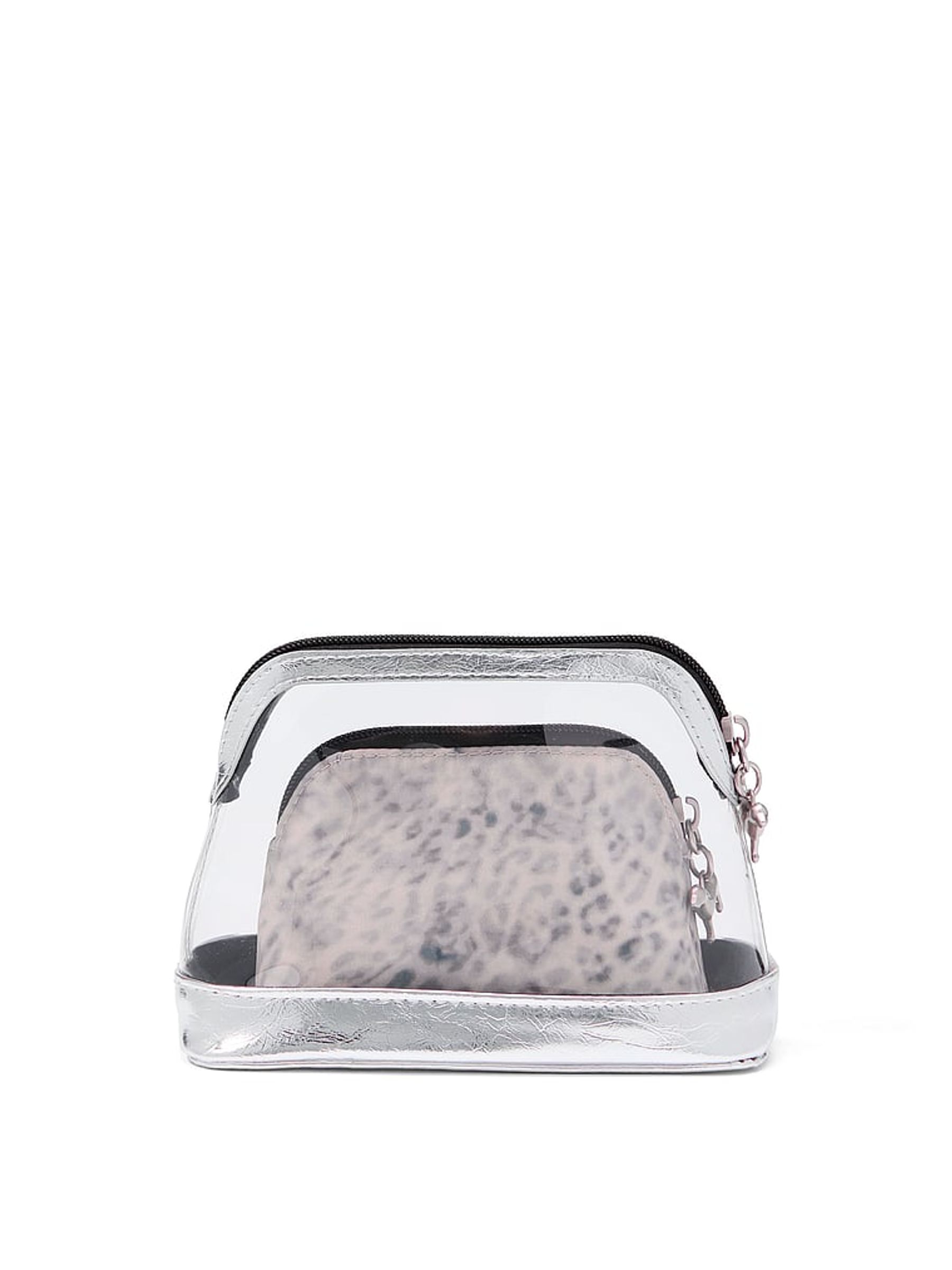 Leopard Brown 2 Piece Makeup Bag - Image 2 of 2