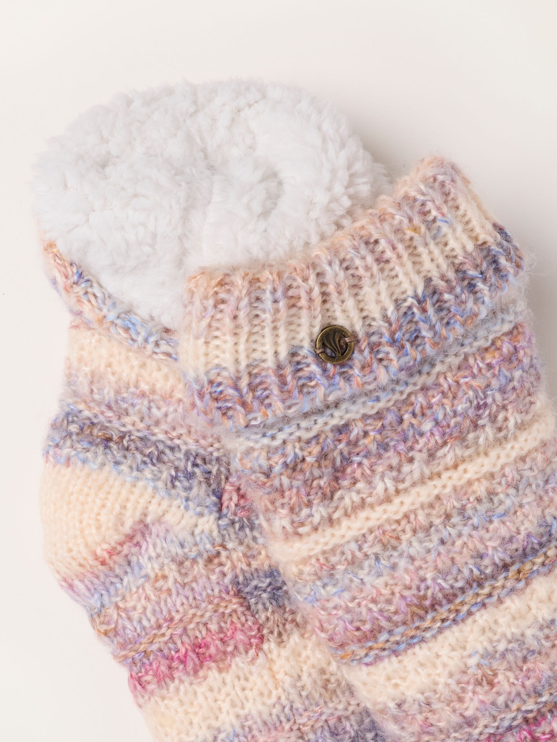 Textured Slipper Socks in Multi Colour - Image 2 of 2