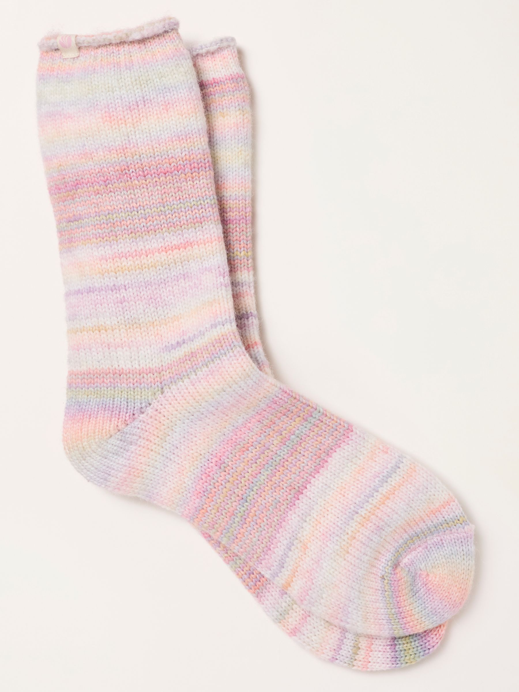 Multi Colour Striped Boot Socks - Image 1 of 2