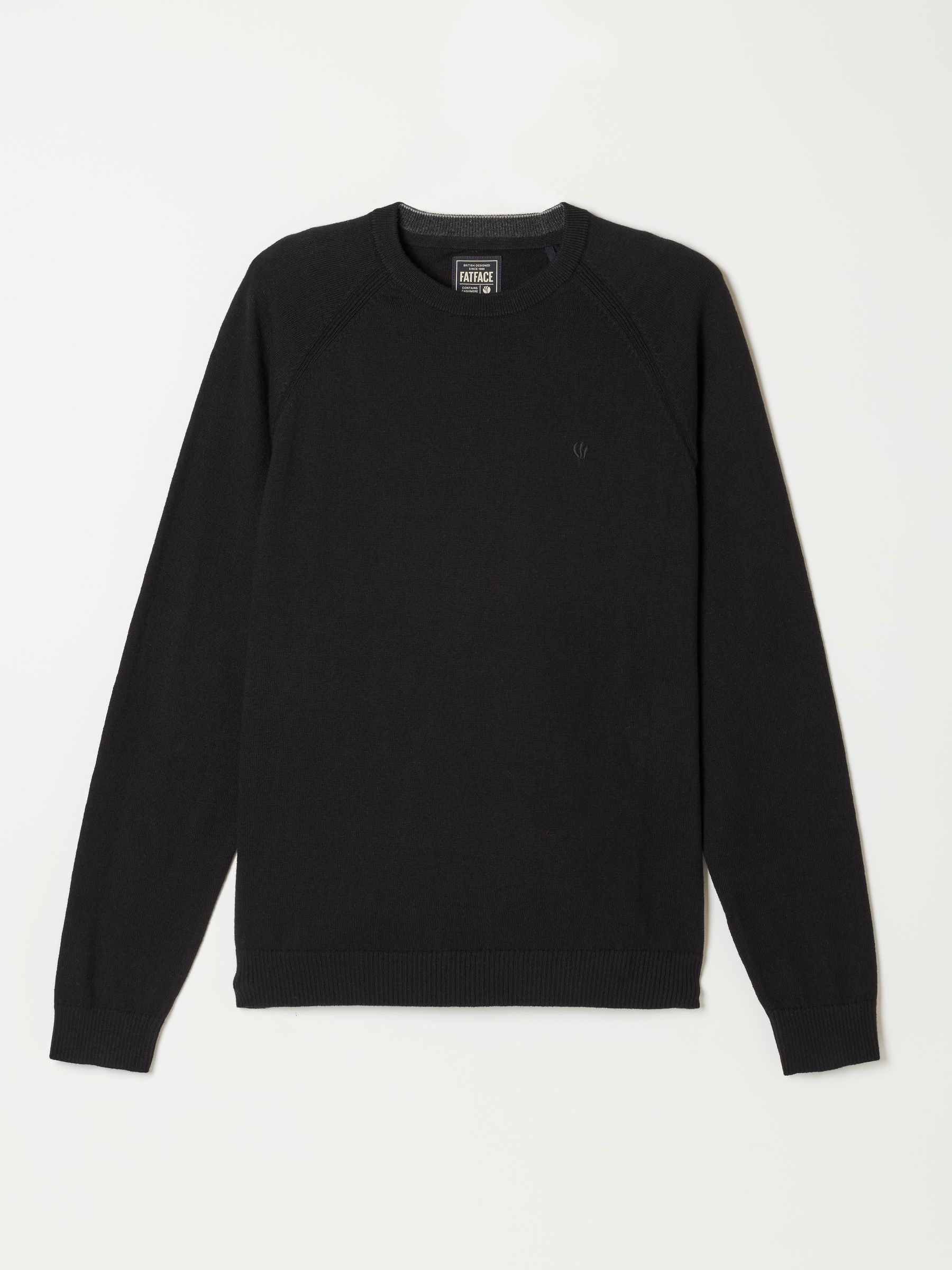 Rye Black Crew Neck Knitted Jumper - Image 5 of 5