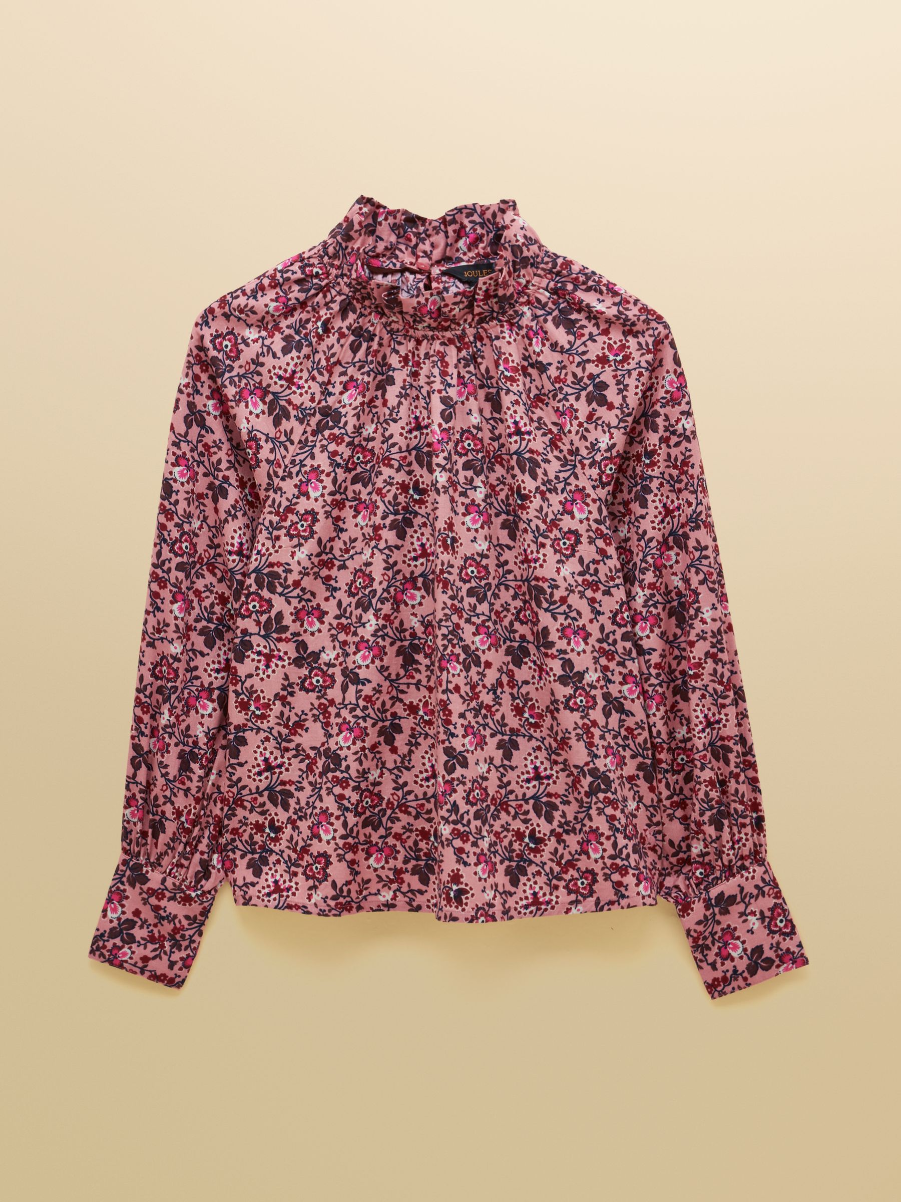 Amber Pink Floral Tie Blouse - Image 9 of 9