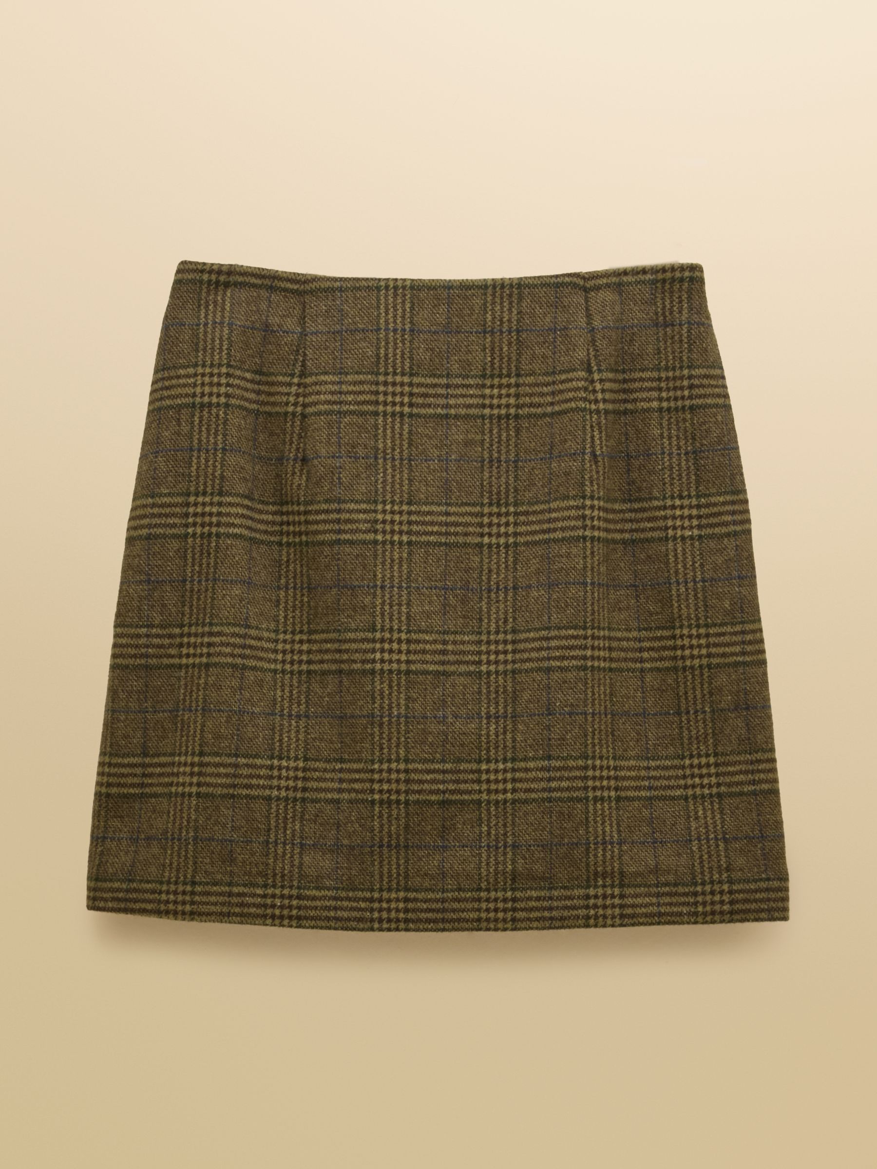 Blyth Brown Check Tweed Mini Skirt - Image 10 of 10
