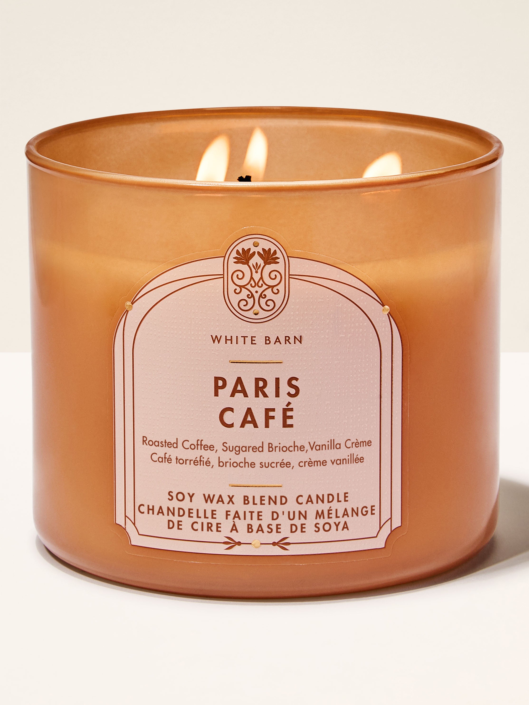 Paris Cafe Candle 411g 3 Wick - Image 1 of 2