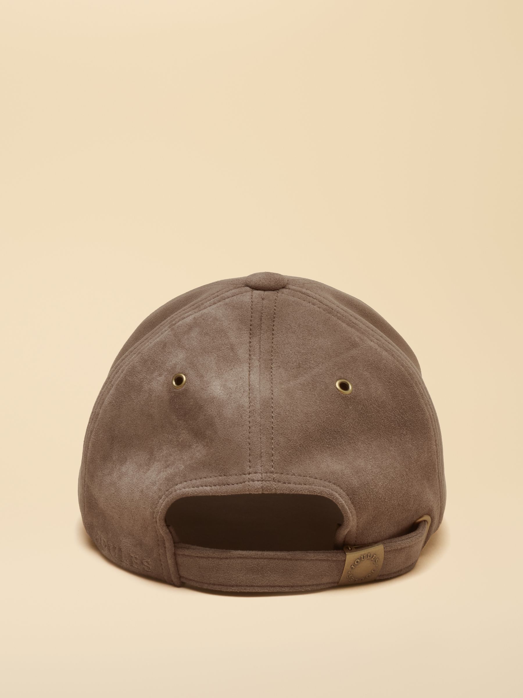 Campbell Mocha Brown Suedette Baseball Cap - Image 5 of 6