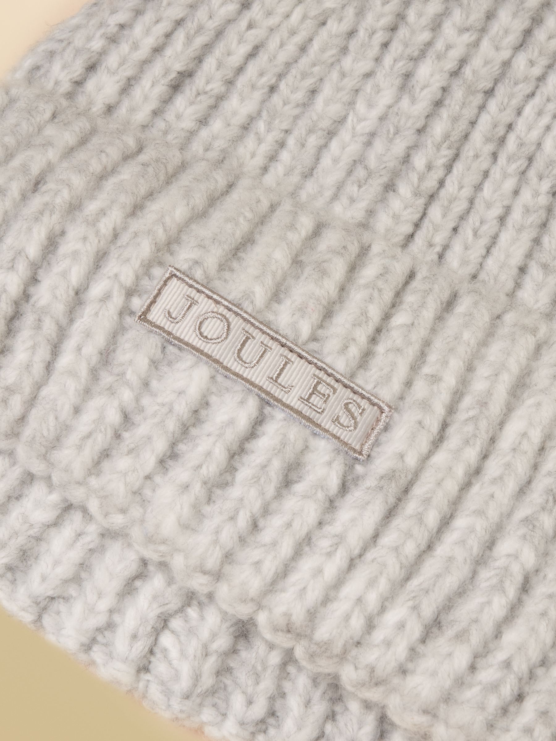 Chunky Grey Knitted Beanie - Image 6 of 6