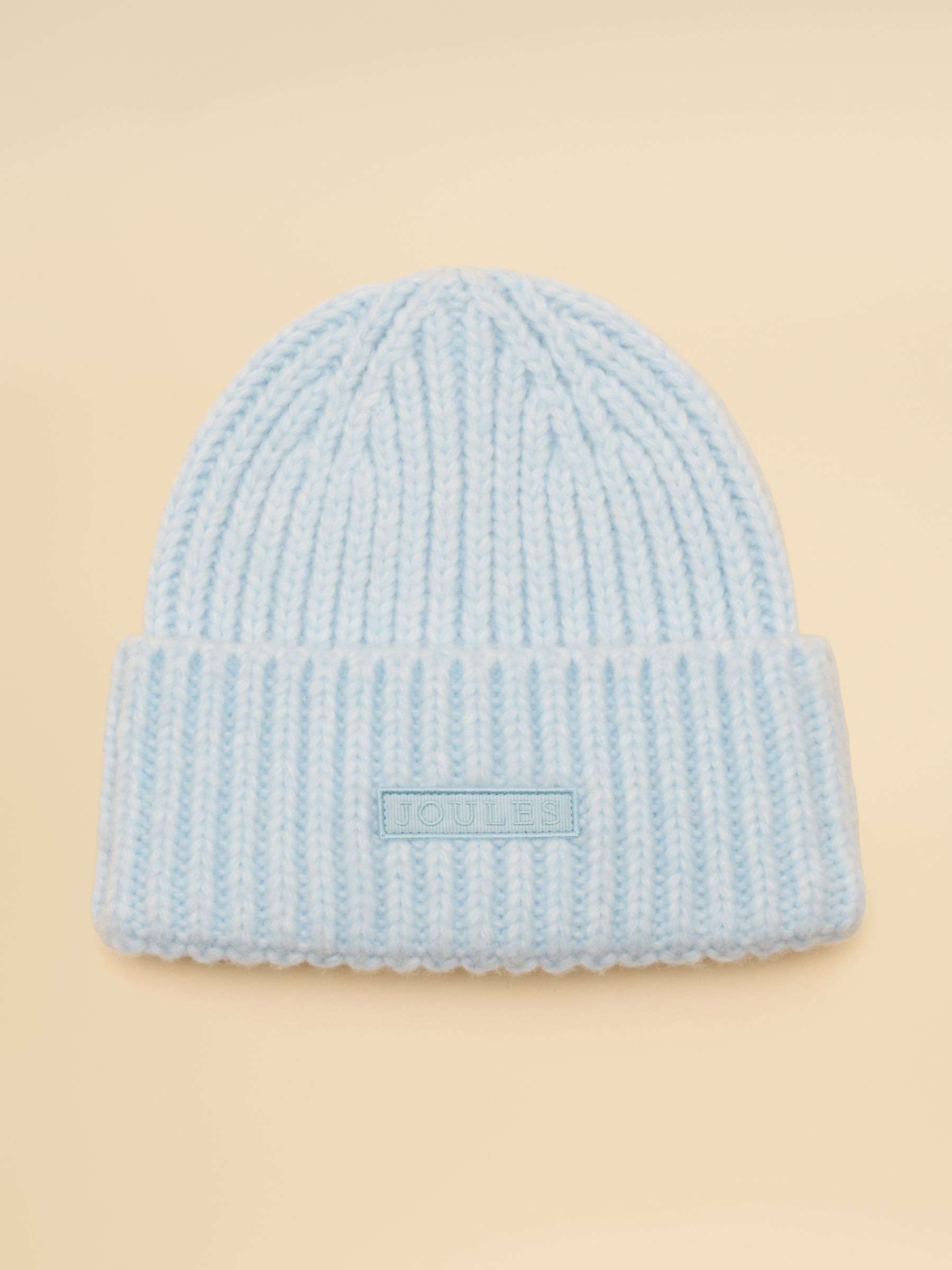 Chunky Blue Knitted Beanie - Image 4 of 6