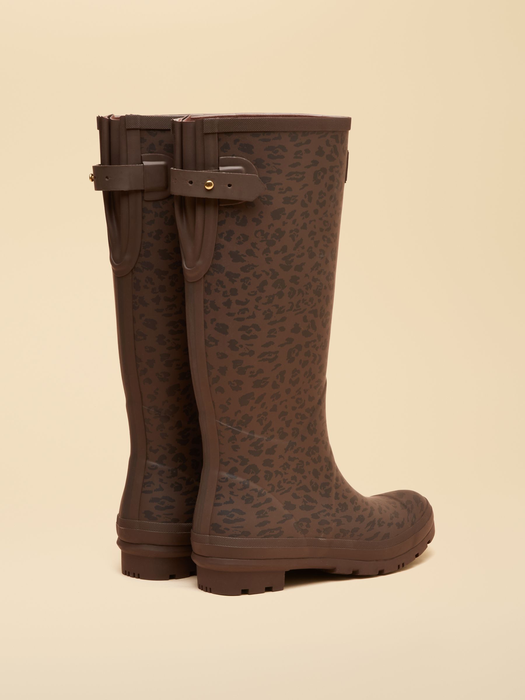 Printed Leopard Adjustable Tall Wellies - Image 3 of 6