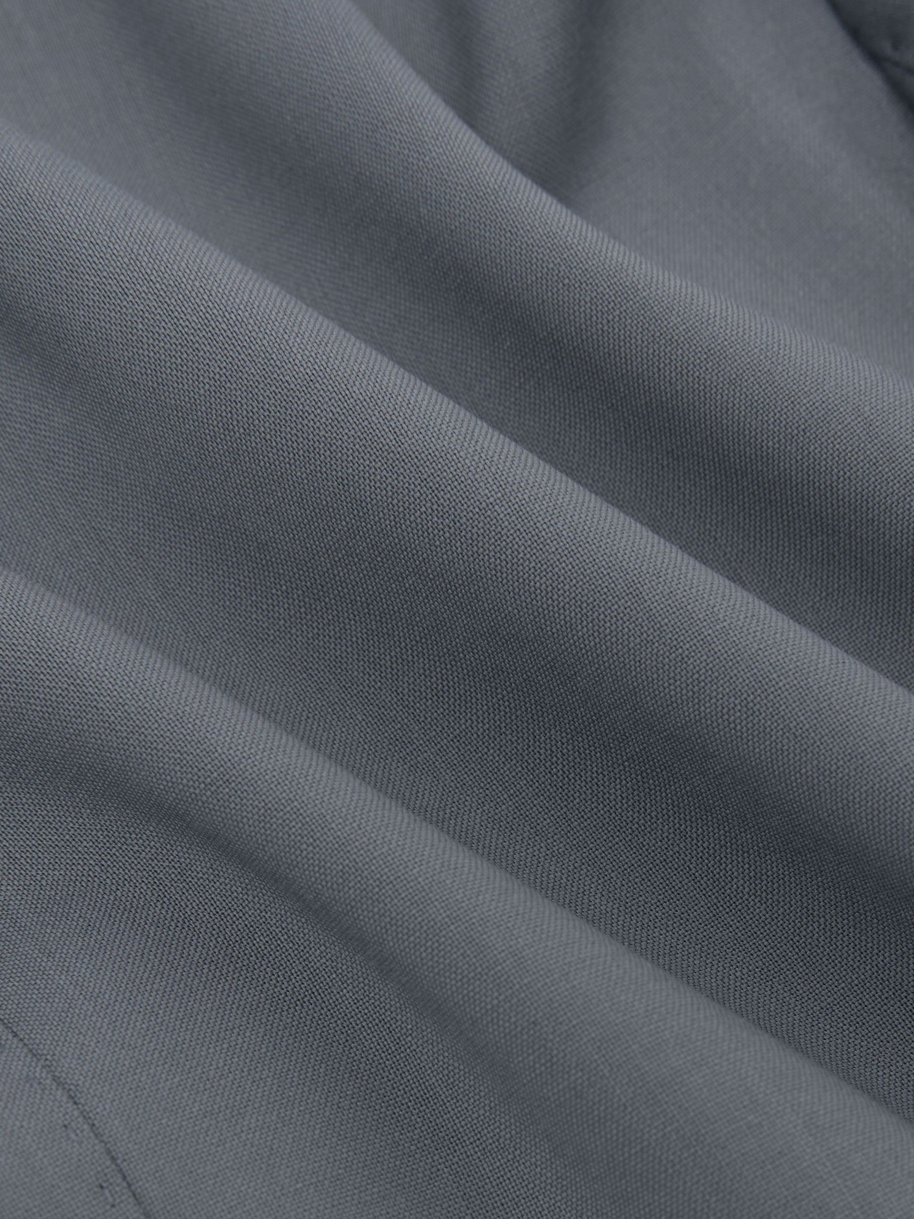 Wool Single-Breasted Classic-Fit Suit Blazer in Soft Blue - Image 8 of 9