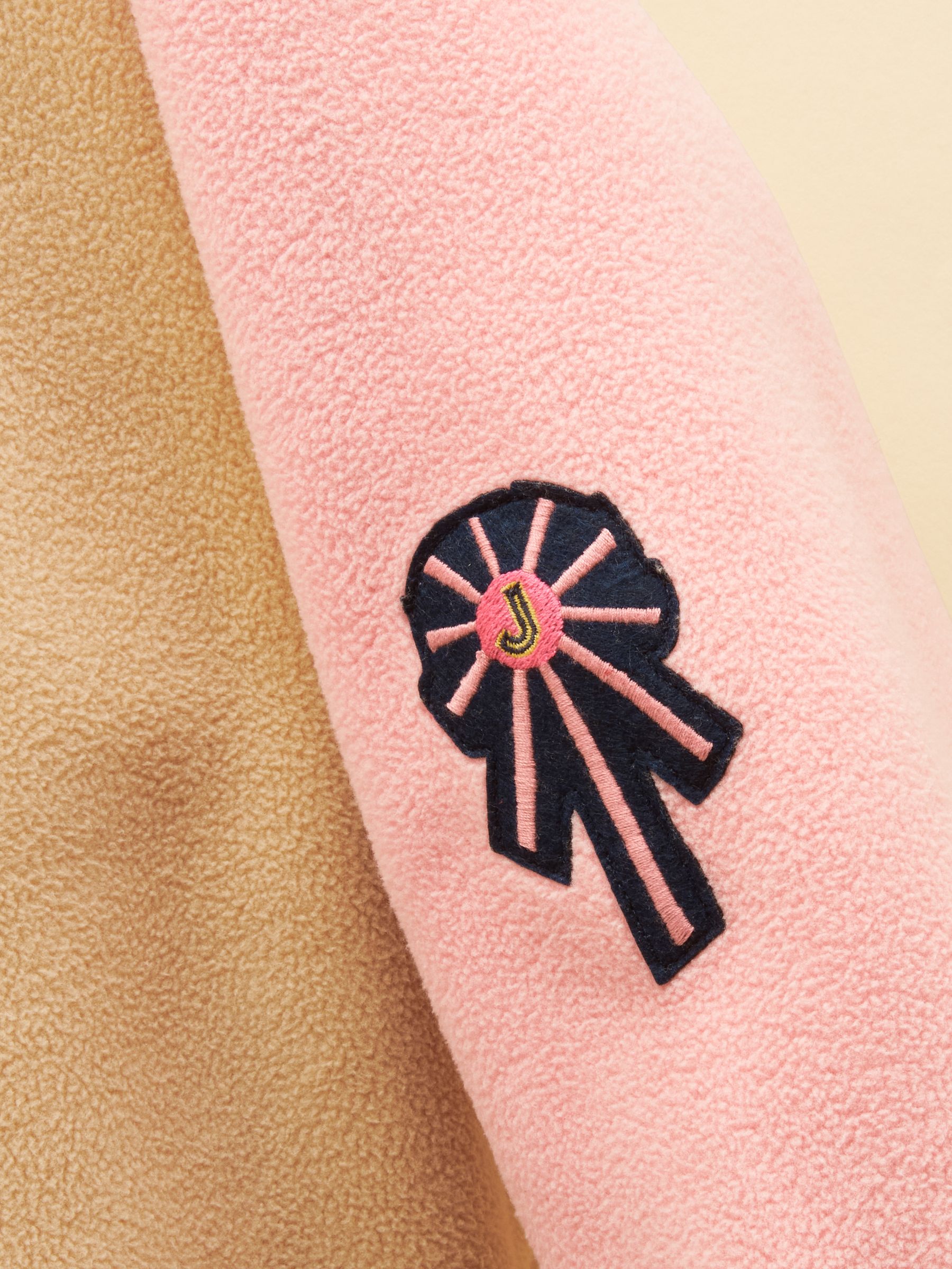 Girls' Camden Pink Fleece Bomber Jacket - Image 5 of 5