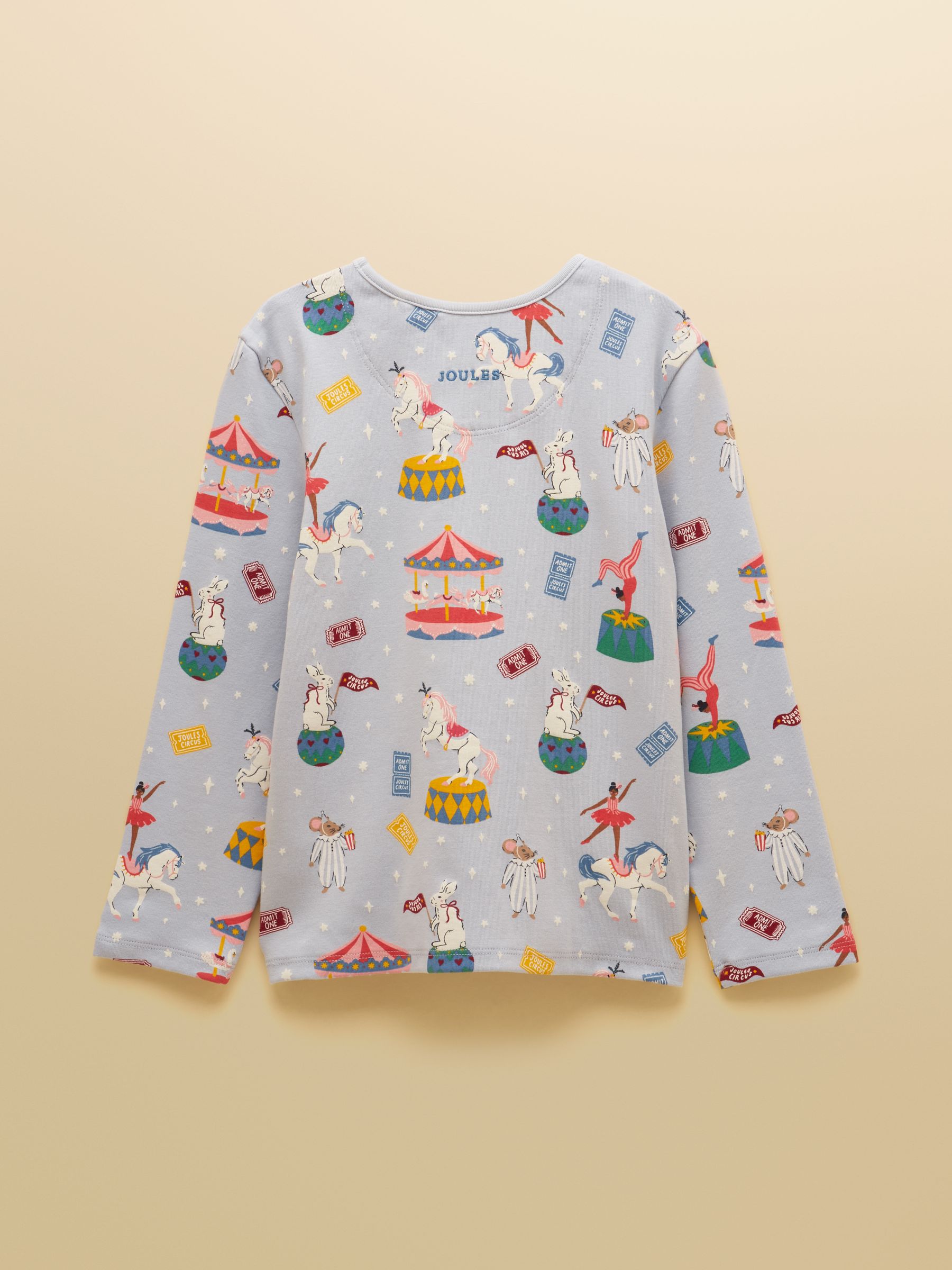 Girls' Kipwell Blue Long Sleeve Pyjama Set - Image 3 of 7