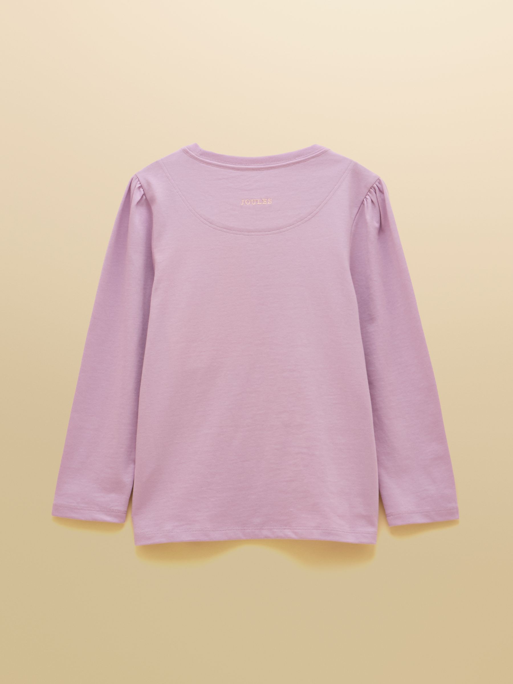 Girls' Ava Lilac Purple Applique Long Sleeve Top - Image 2 of 3 Girls' Ava Lilac Purple Applique Long Sleeve Top - Image 2 of 3