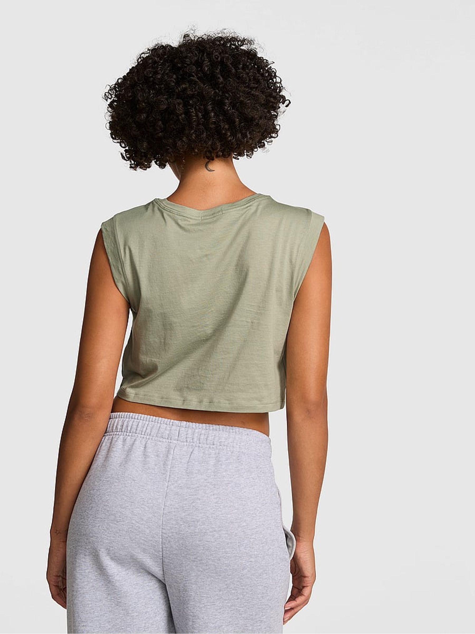 Slate Green Jersey Pyjama Top - Image 2 of 2