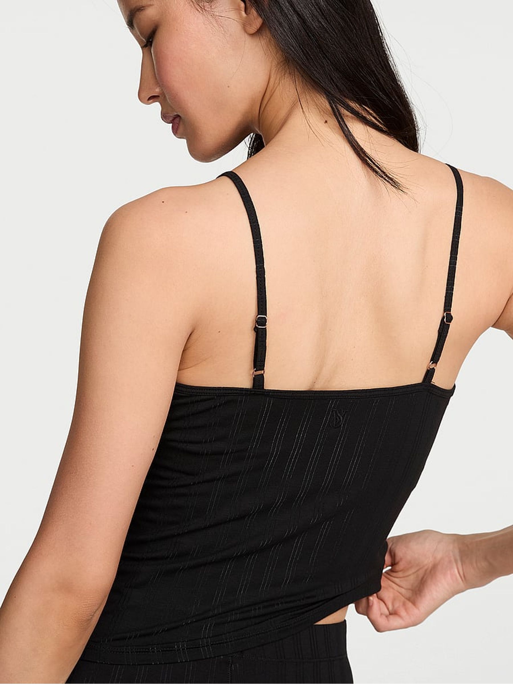 Black Modal Ultra Fine Cami Top - Image 2 of 2