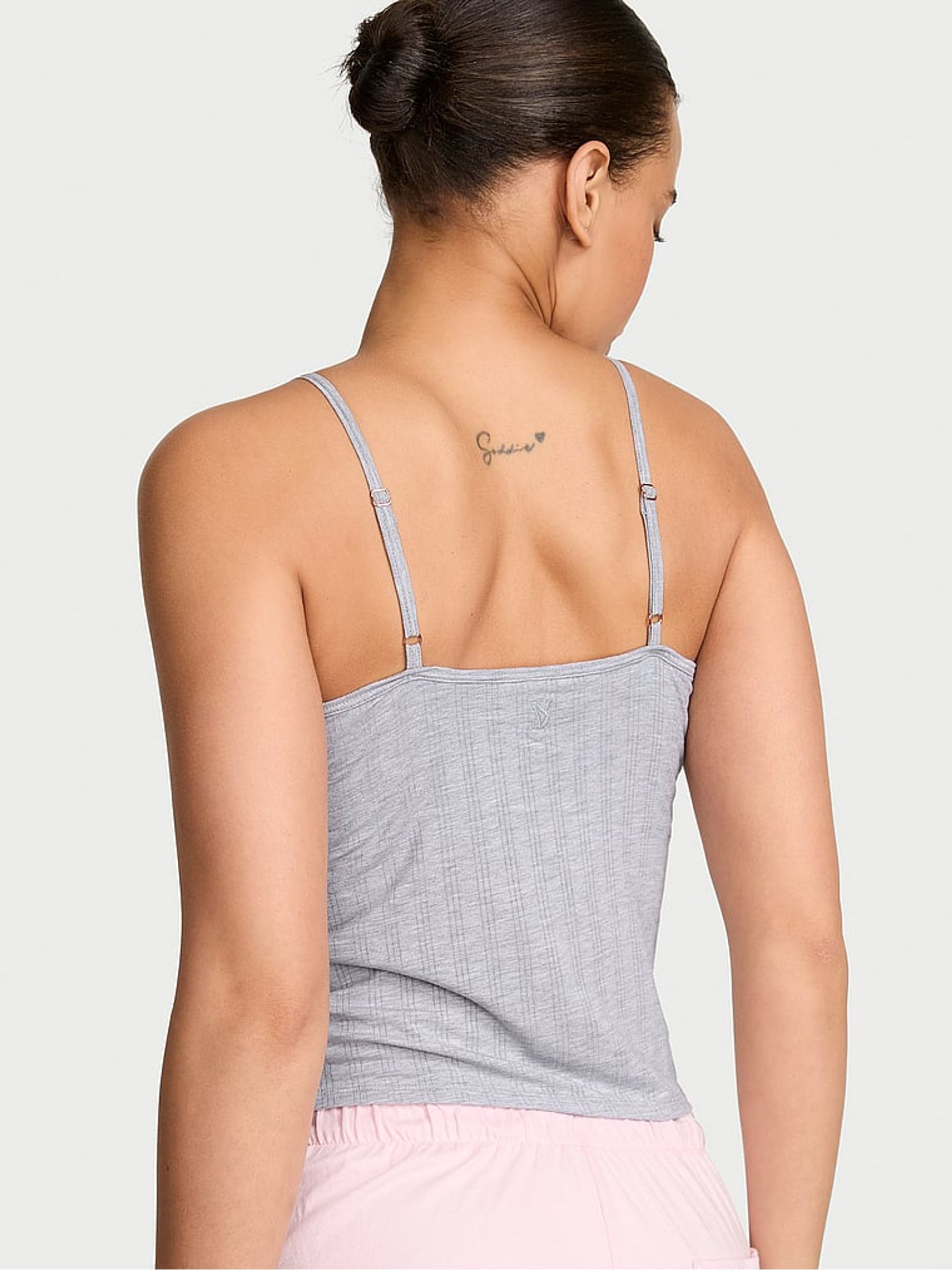 Medium Heather Grey Modal Ultra Fine Cami Top - Image 2 of 2